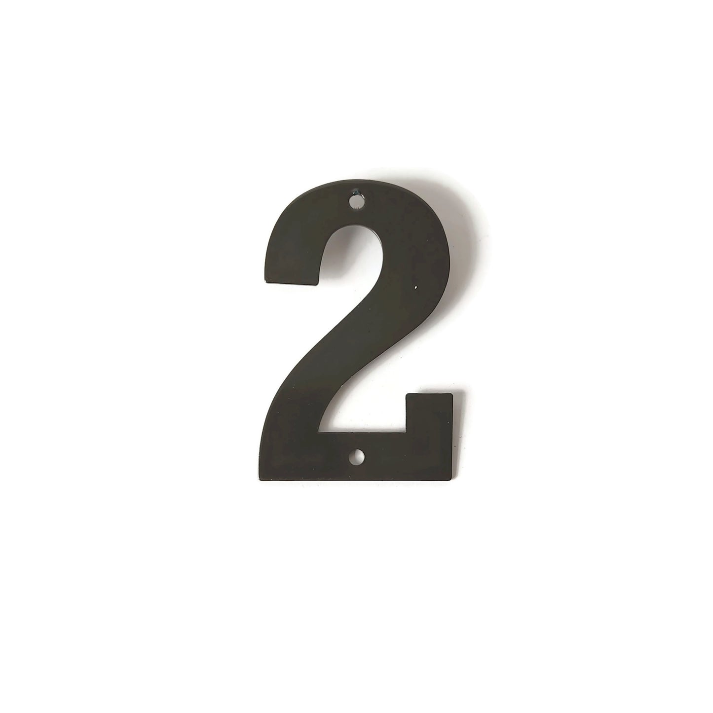 Metal Letters and Numbers Blocky Square Font 4" Tall Powder Coated