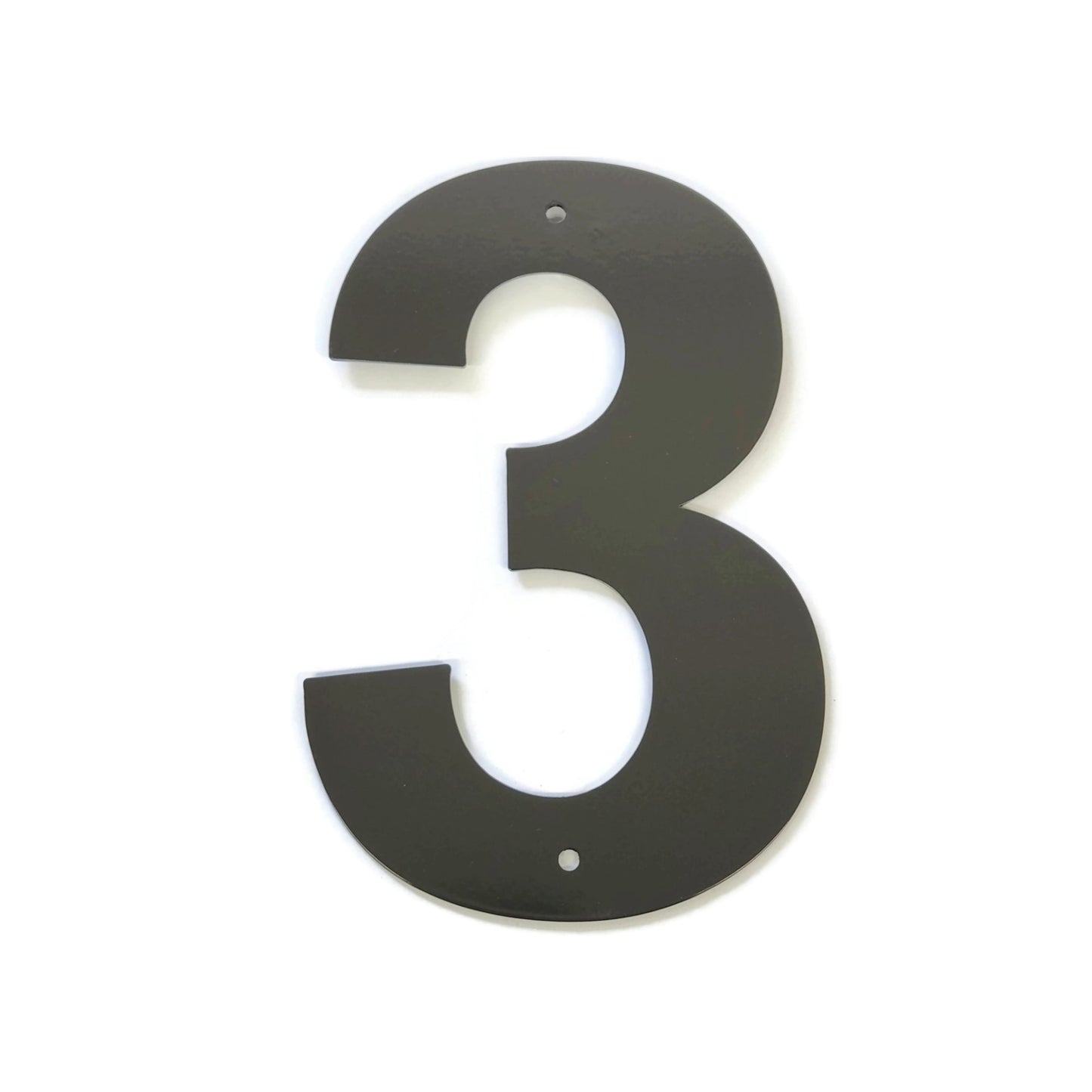 Metal Letters and Numbers Blocky Square Font 8" Tall Powder Coated