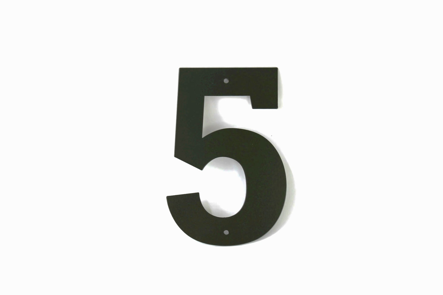 Metal Letters and Numbers Blocky Square Font 8" Tall Powder Coated