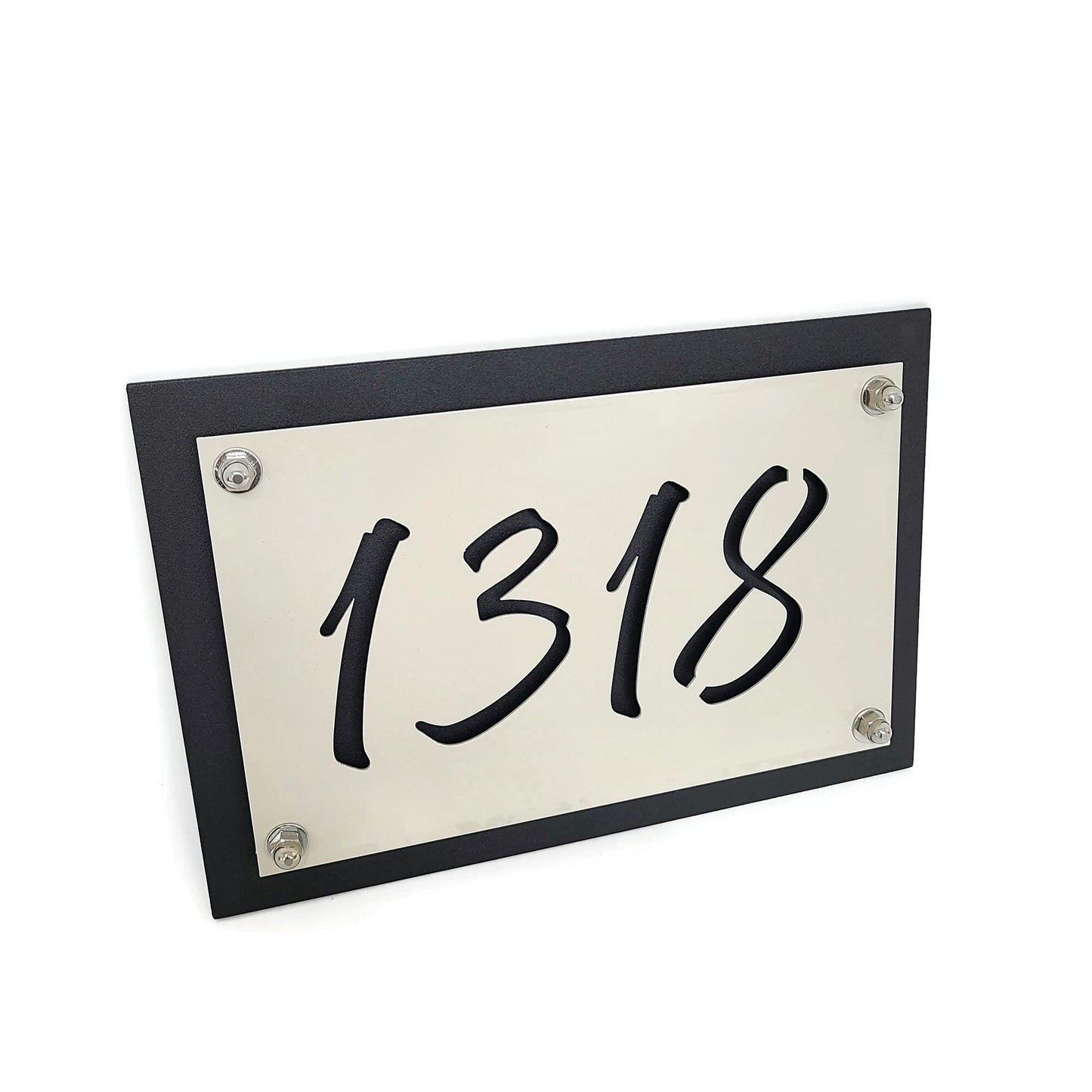 Metal Custom Outdoor Name Sign Layered Style 8x12" up to 10x20" Pristina