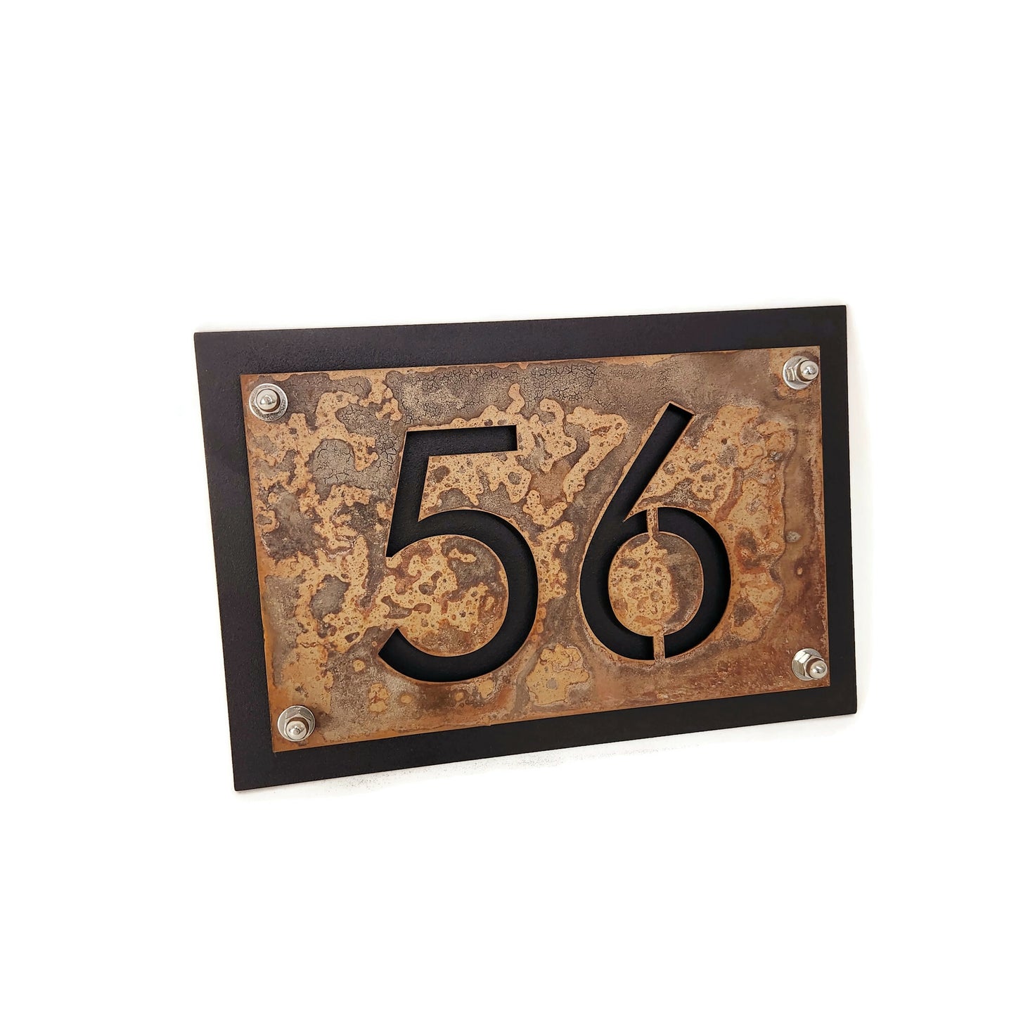 Metal House Address Number Plaque Sign 8x12" up to 10x20" Futura