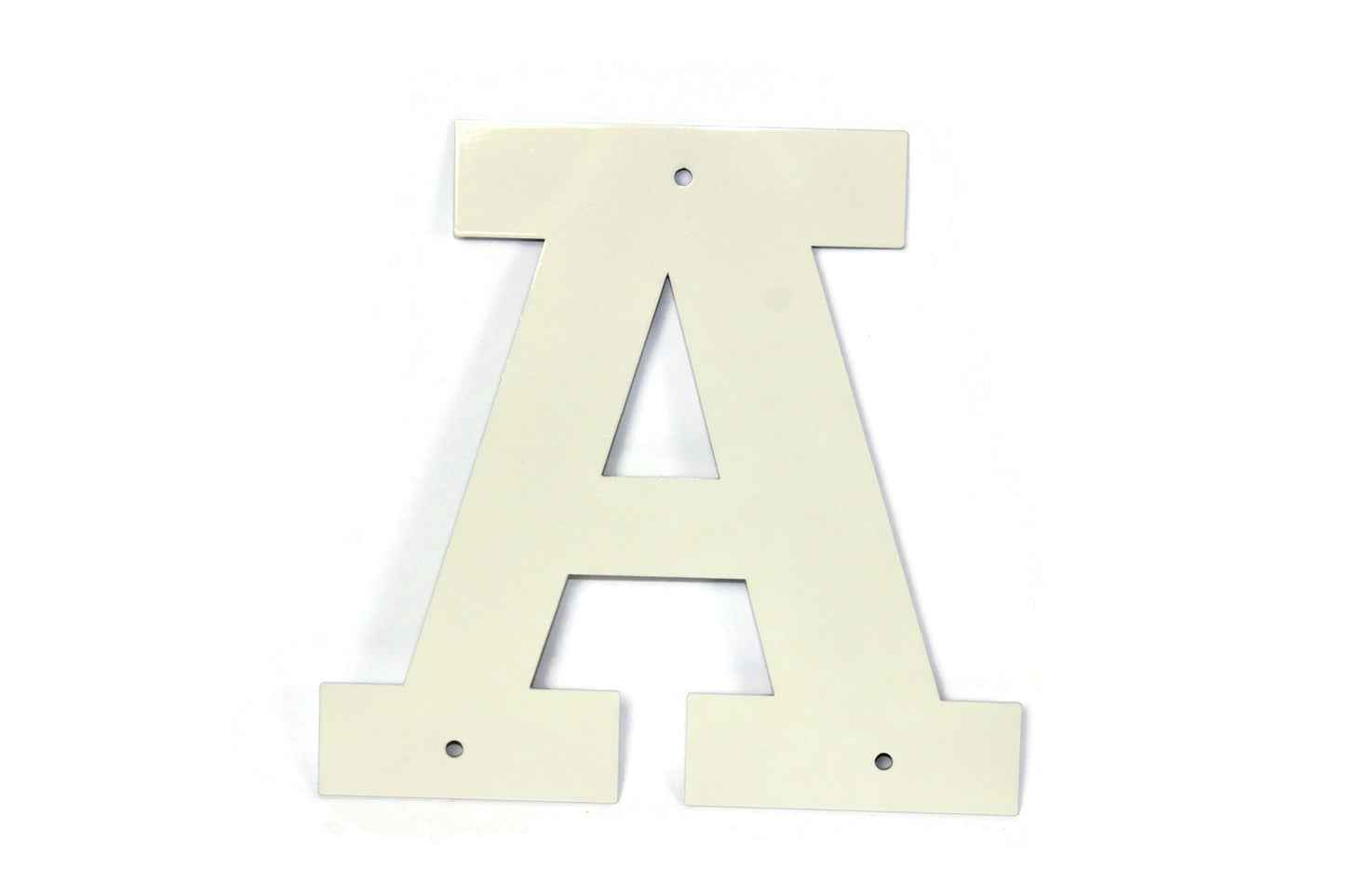 Metal Letters and Numbers Blocky Square Font 8" Tall Powder Coated