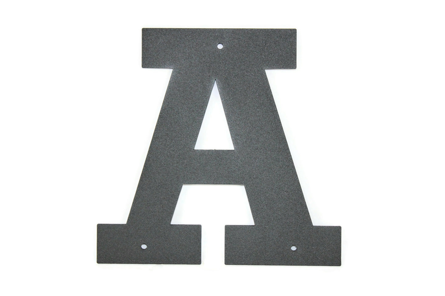 Metal Letters and Numbers Blocky Square Font 8" Tall Powder Coated