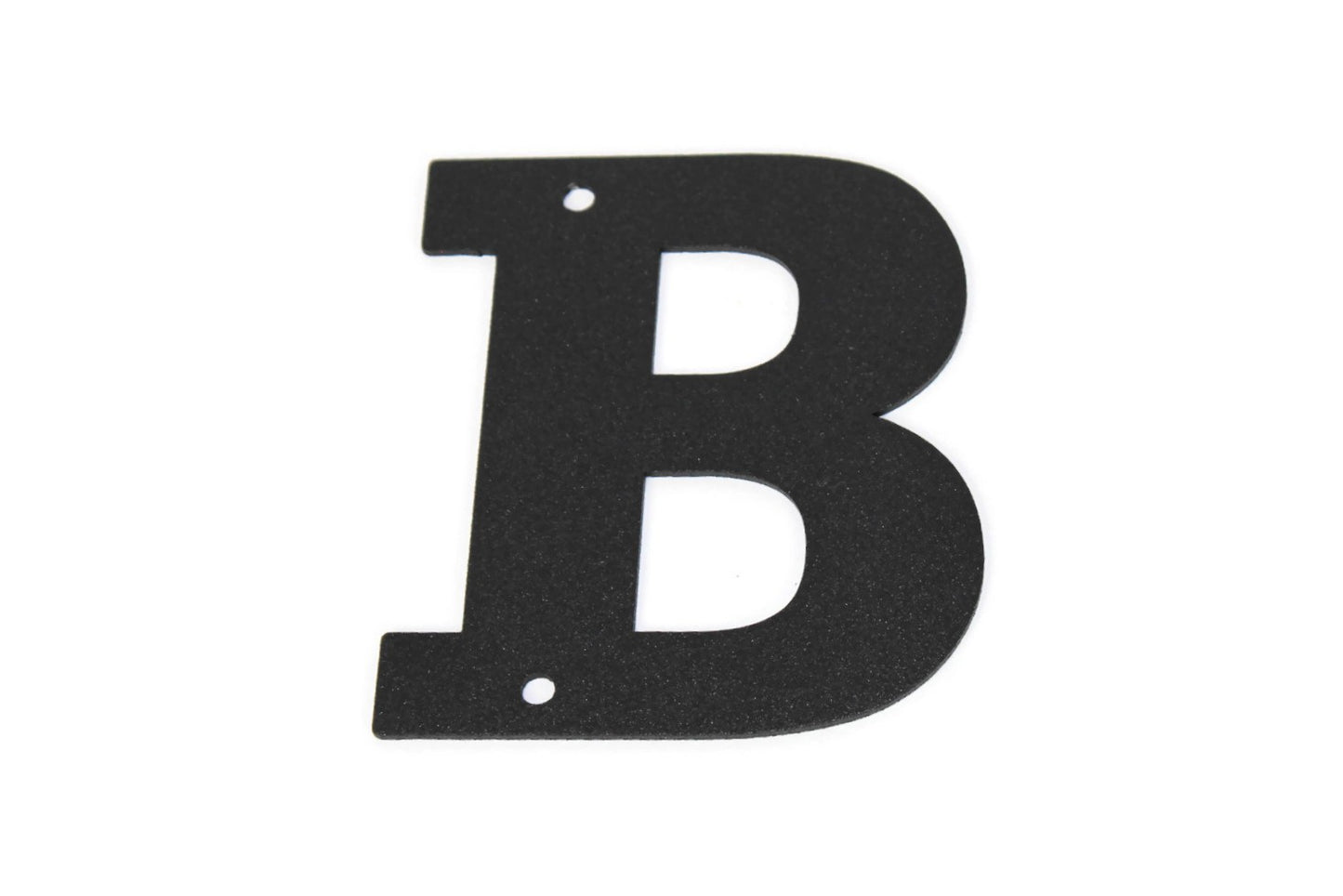 Metal Letters and Numbers Blocky Square Font 4" Tall Powder Coated