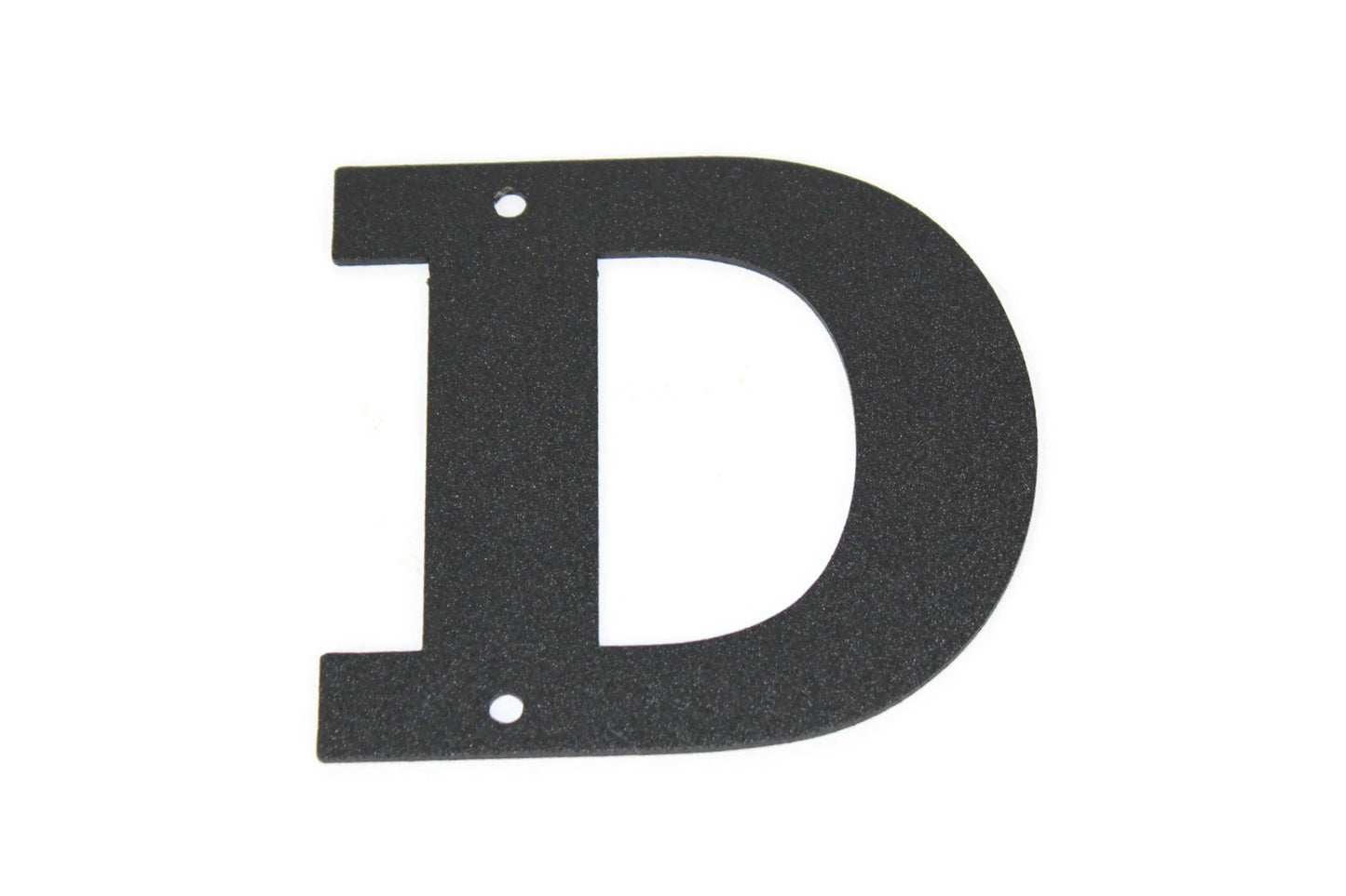 Metal Letters and Numbers Blocky Square Font 4" Tall Powder Coated