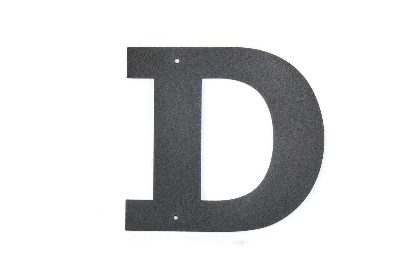 Metal Letters and Numbers Blocky Square Font 8" Tall Powder Coated