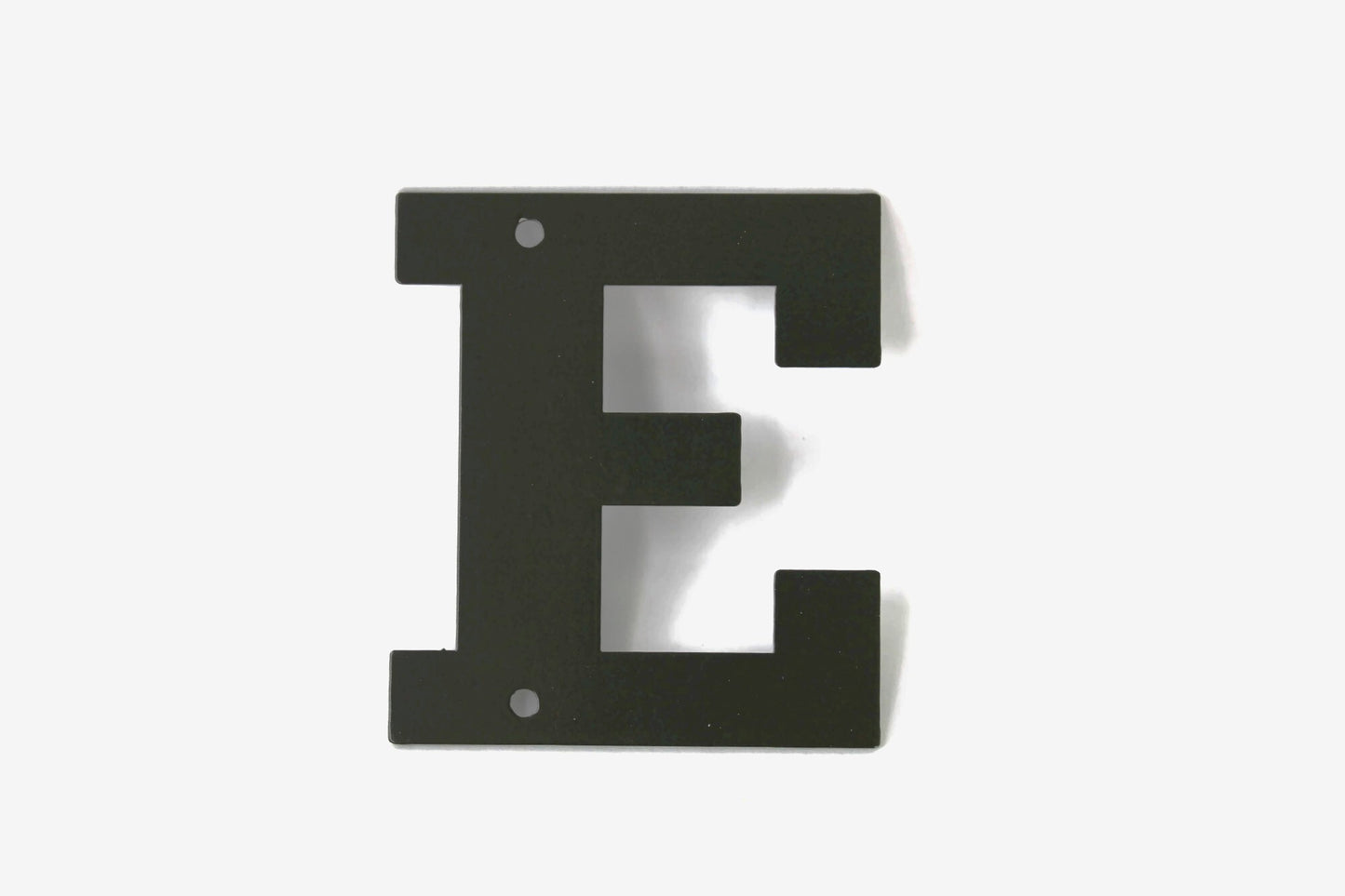 Metal Letters and Numbers Blocky Square Font 4" Tall Powder Coated