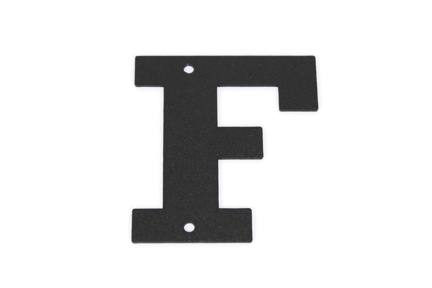 Metal Letters and Numbers Blocky Square Font 4" Tall Powder Coated