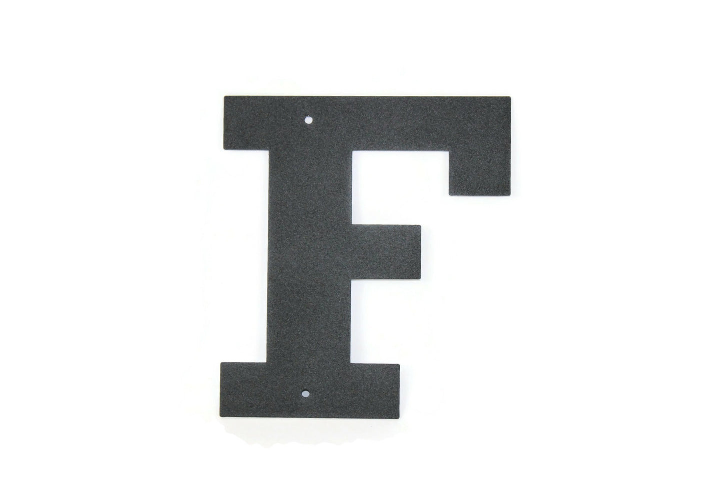 Metal Letters and Numbers Blocky Square Font 8" Tall Powder Coated