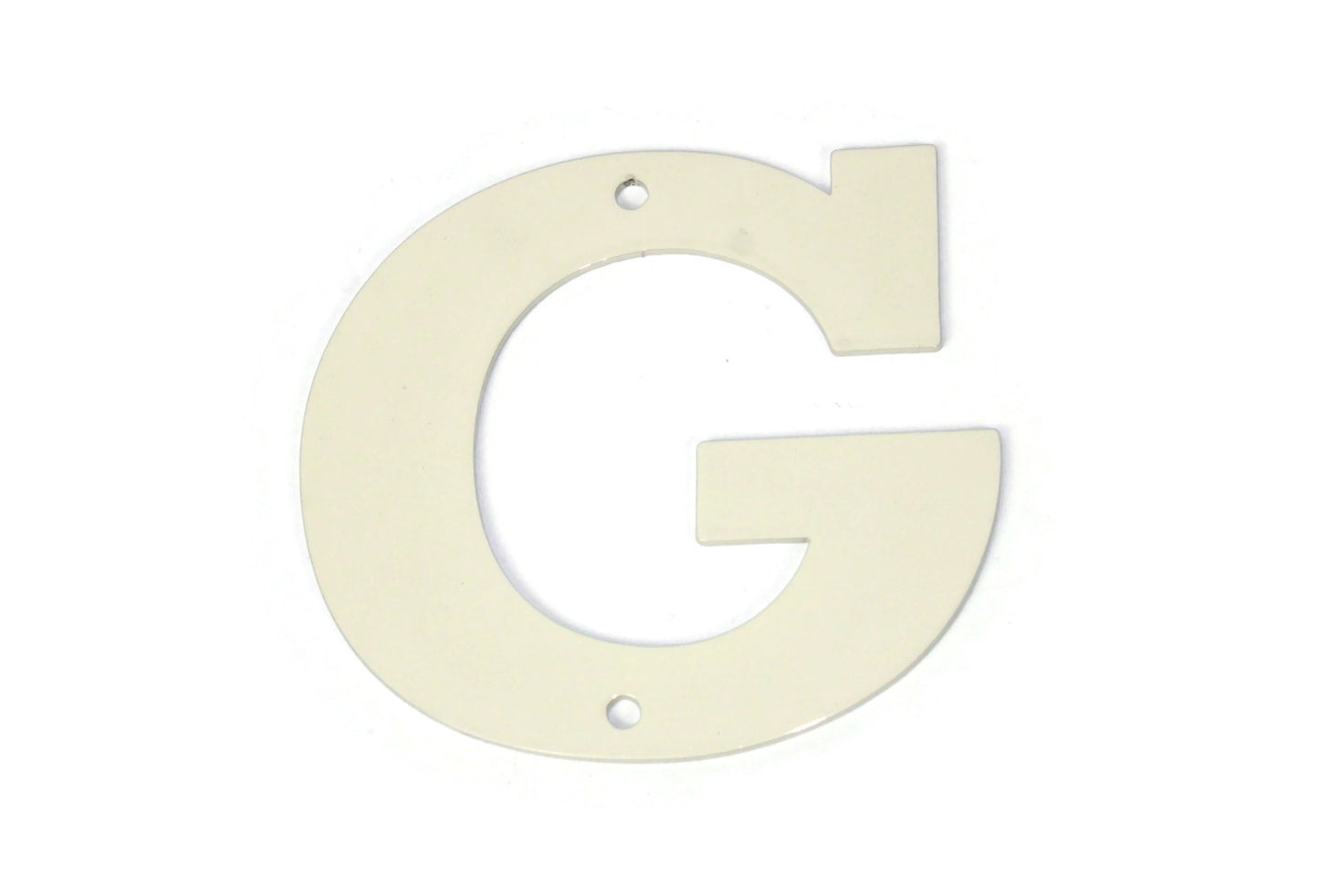 Metal Letters and Numbers Blocky Square Font 4" Tall Powder Coated