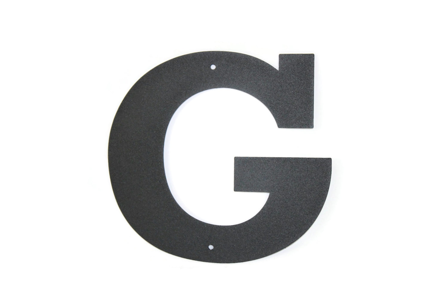 Metal Letters and Numbers Blocky Square Font 8" Tall Powder Coated