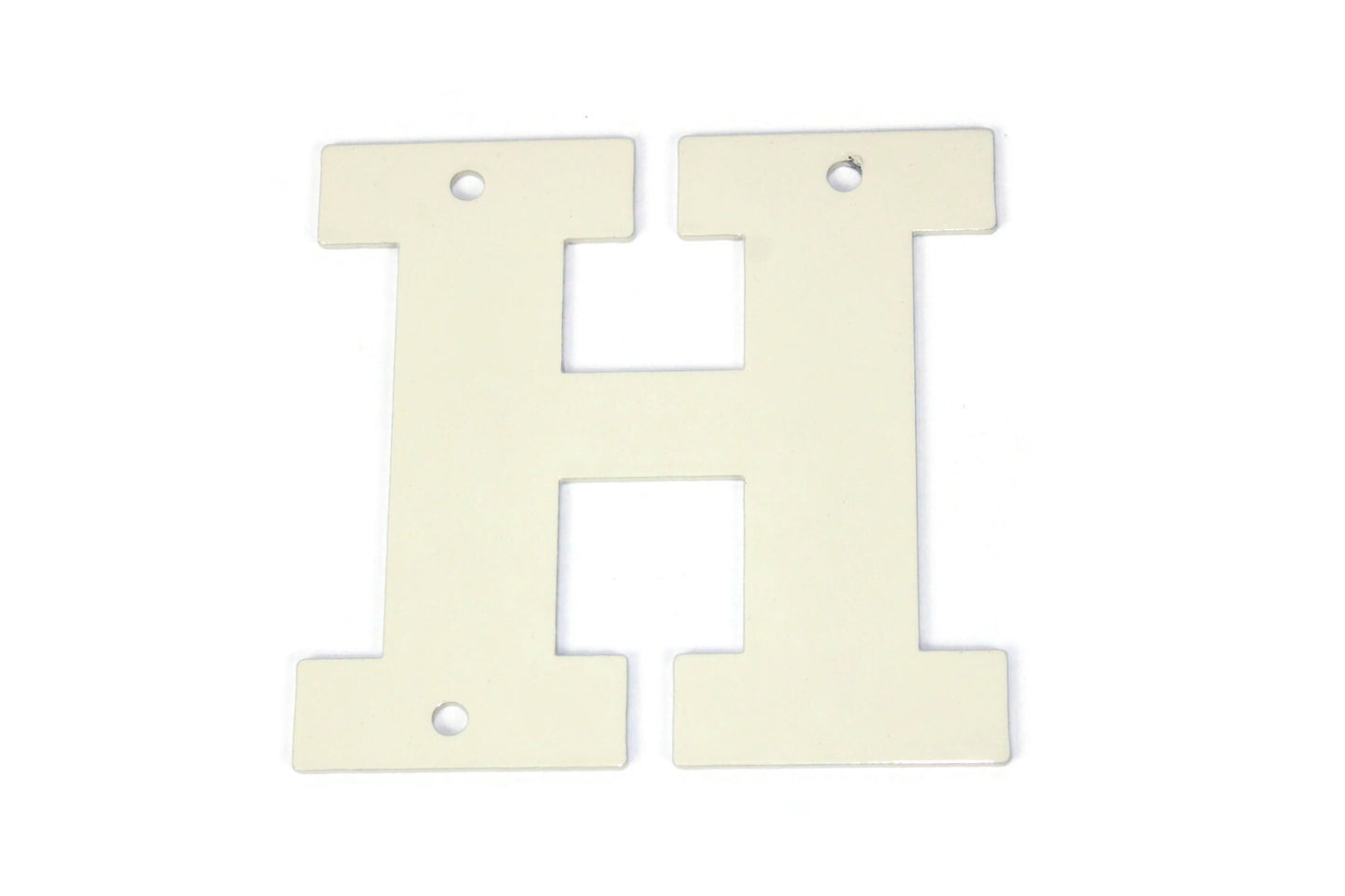 Metal Letters and Numbers Blocky Square Font 4" Tall Powder Coated