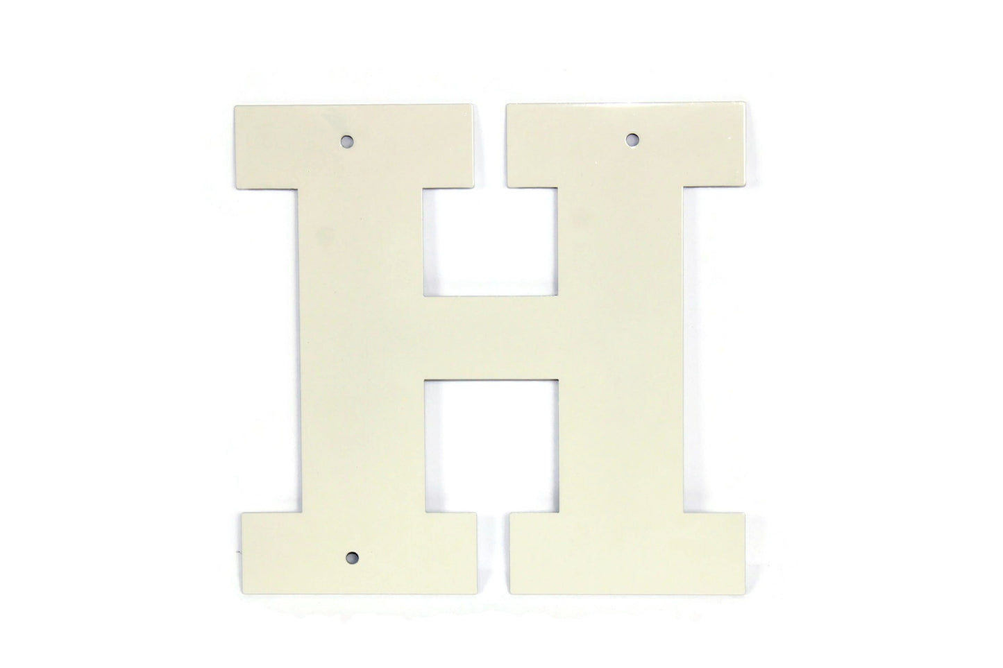 Metal Letters and Numbers Blocky Square Font 8" Tall Powder Coated