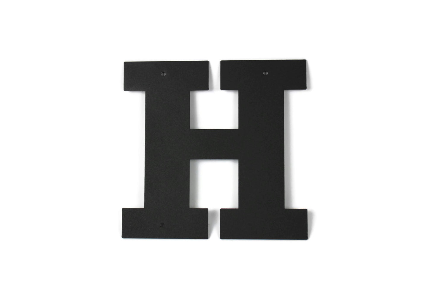 Metal Letters and Numbers Blocky Square Font 8" Tall Powder Coated