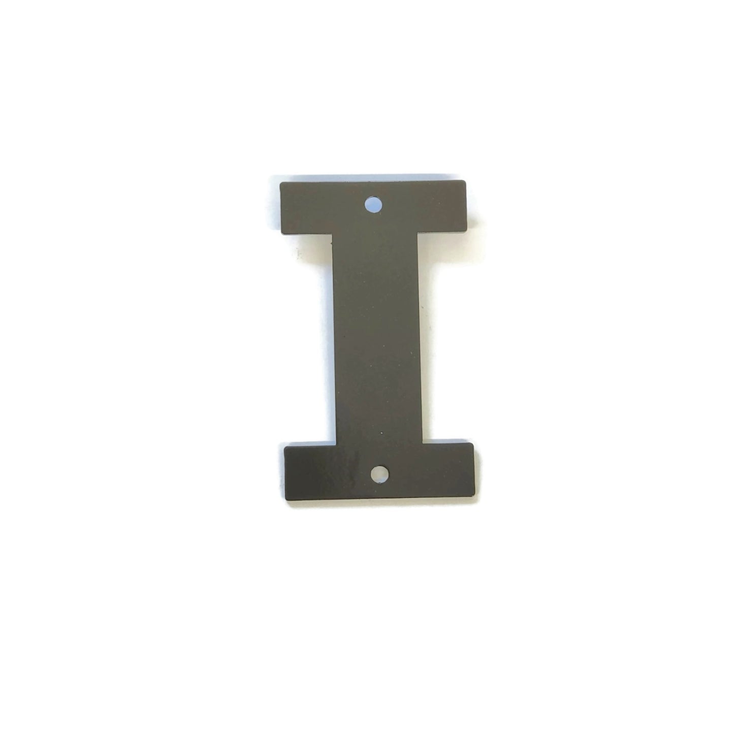 Metal Letters and Numbers Blocky Square Font 4" Tall Powder Coated