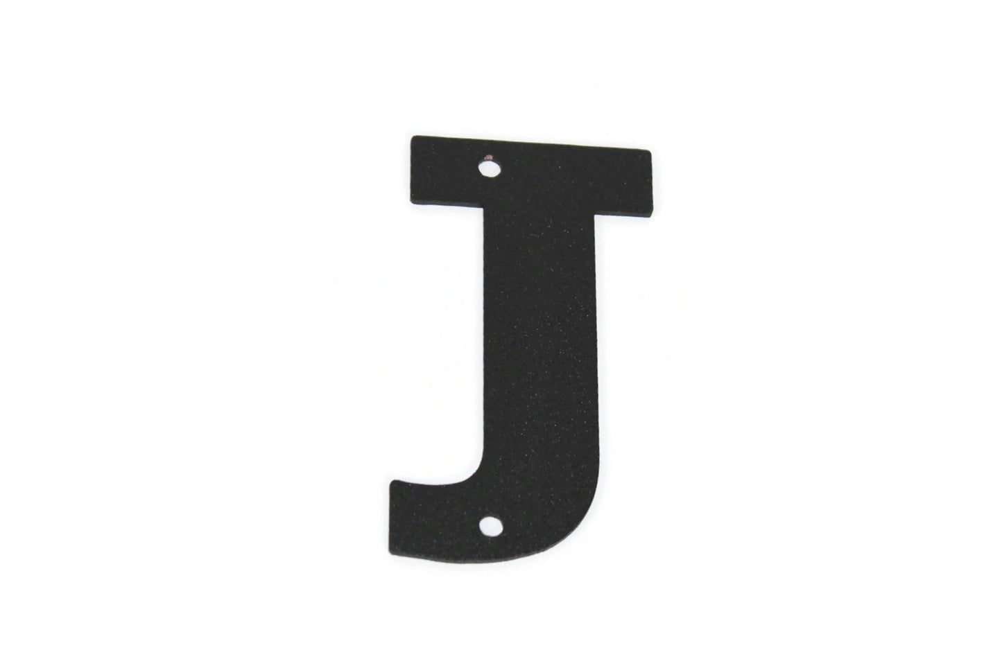 Metal Letters and Numbers Blocky Square Font 4" Tall Powder Coated