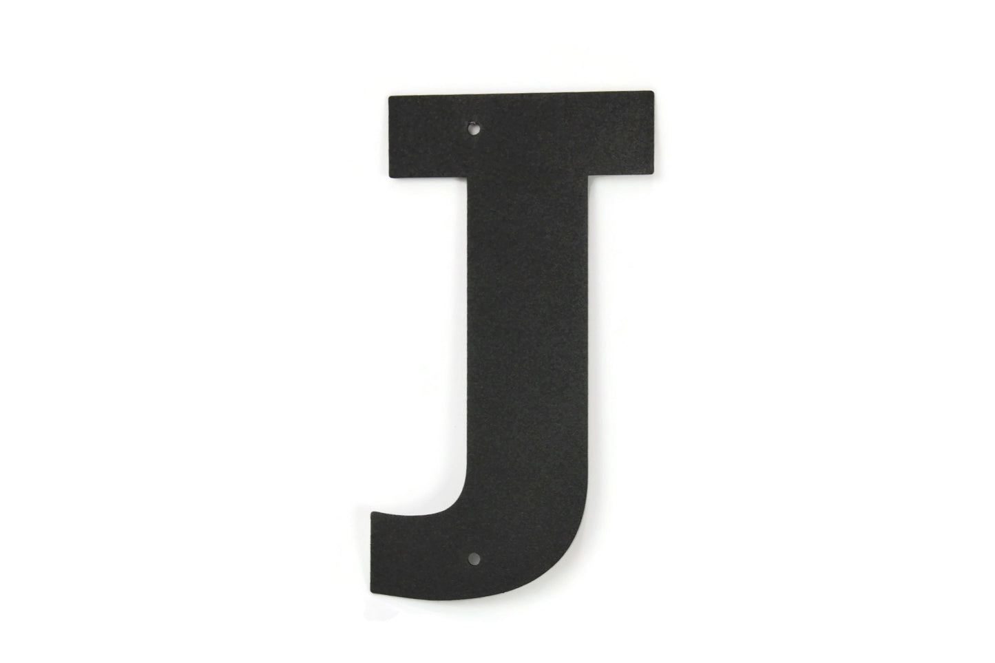 Metal Letters and Numbers Blocky Square Font 8" Tall Powder Coated