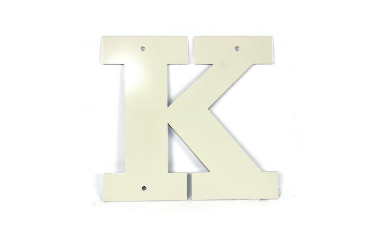 Metal Letters and Numbers Blocky Square Font 8" Tall Powder Coated
