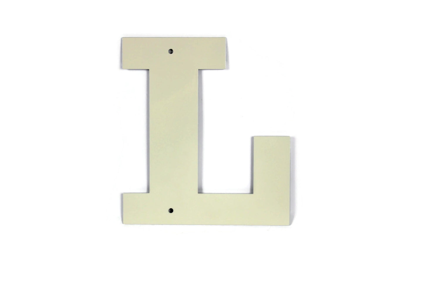 Metal Letters and Numbers Blocky Square Font 8" Tall Powder Coated
