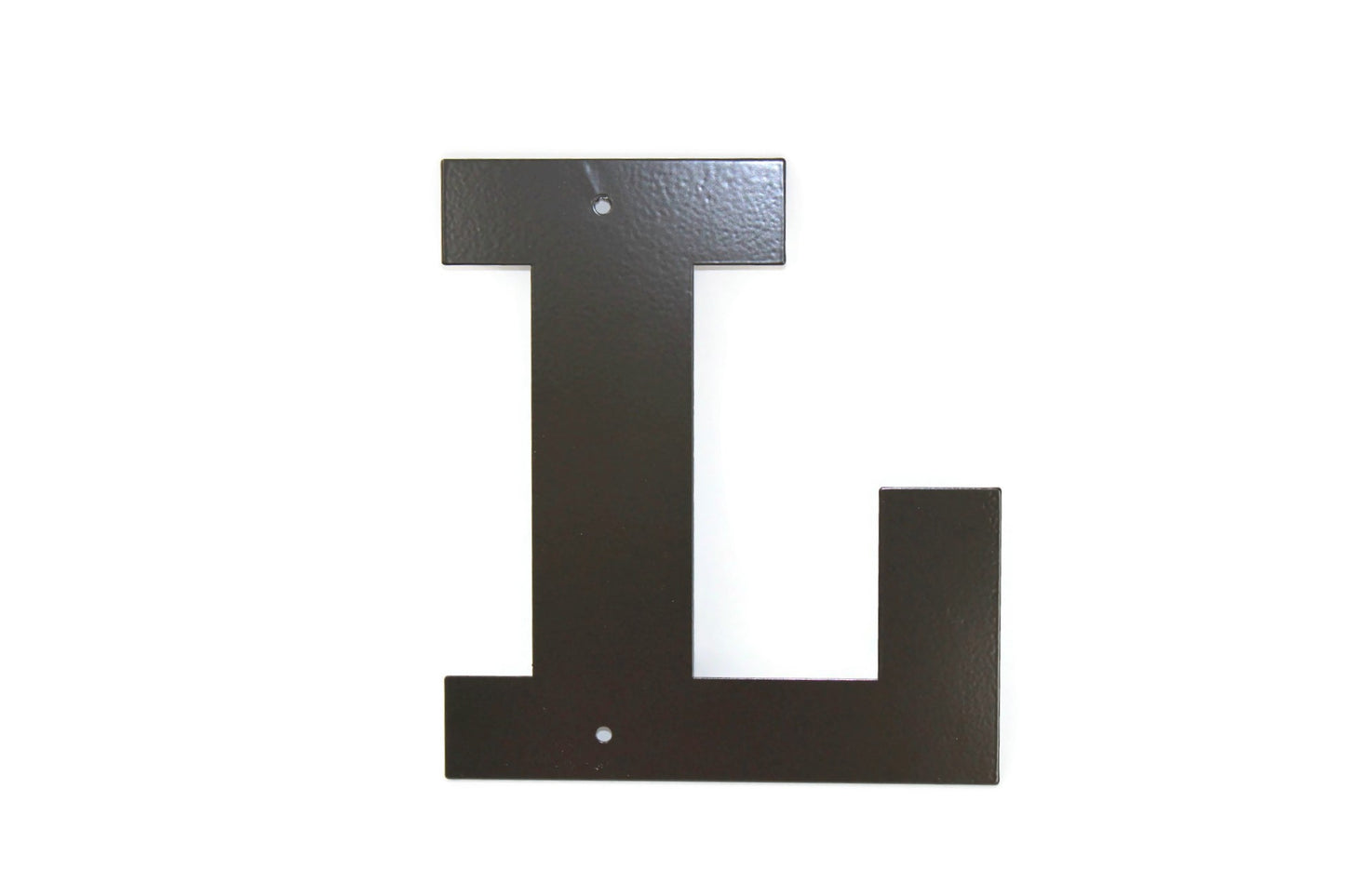 Metal Letters and Numbers Blocky Square Font 8" Tall Powder Coated