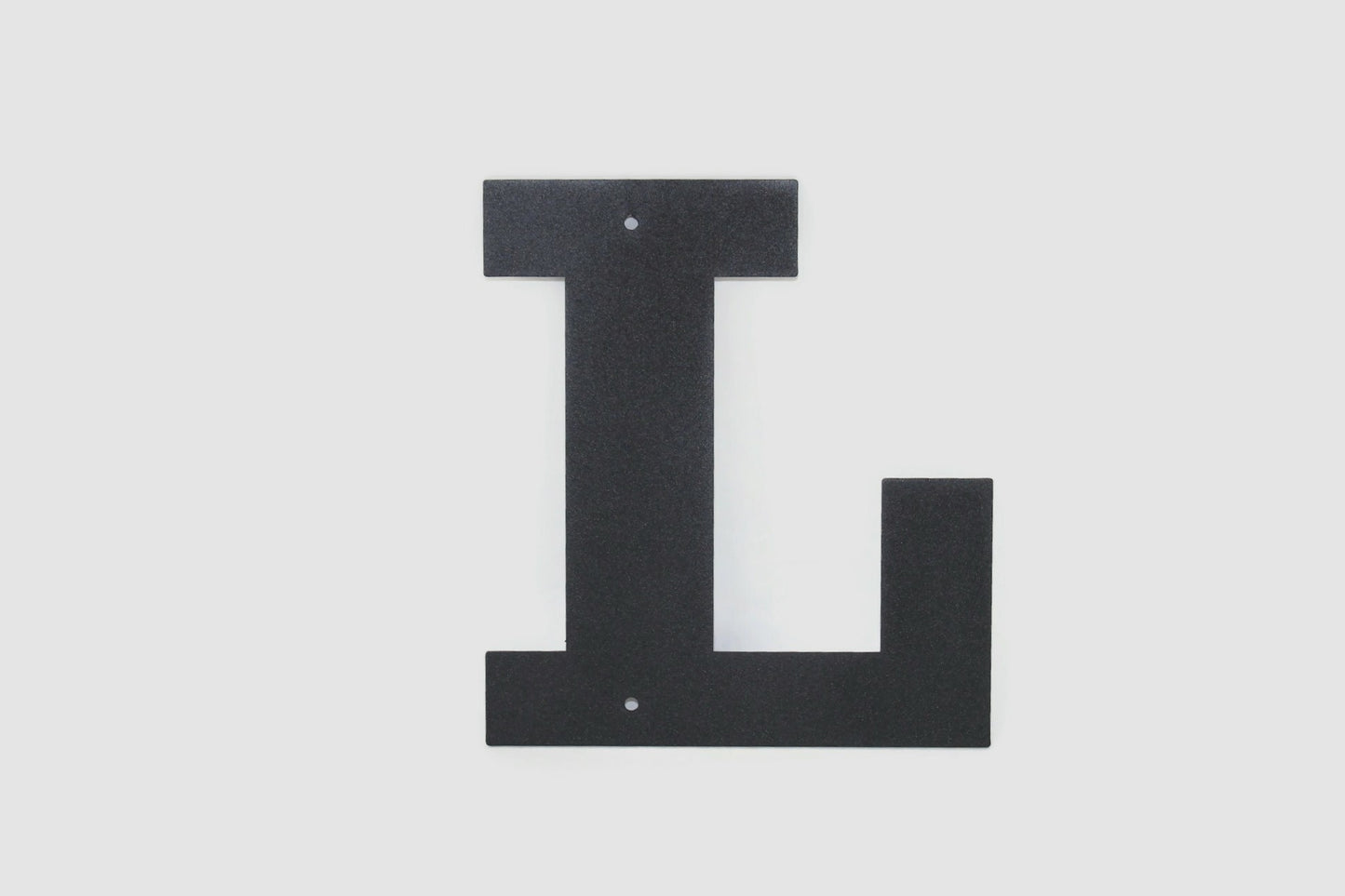 Metal Letters and Numbers Blocky Square Font 8" Tall Powder Coated