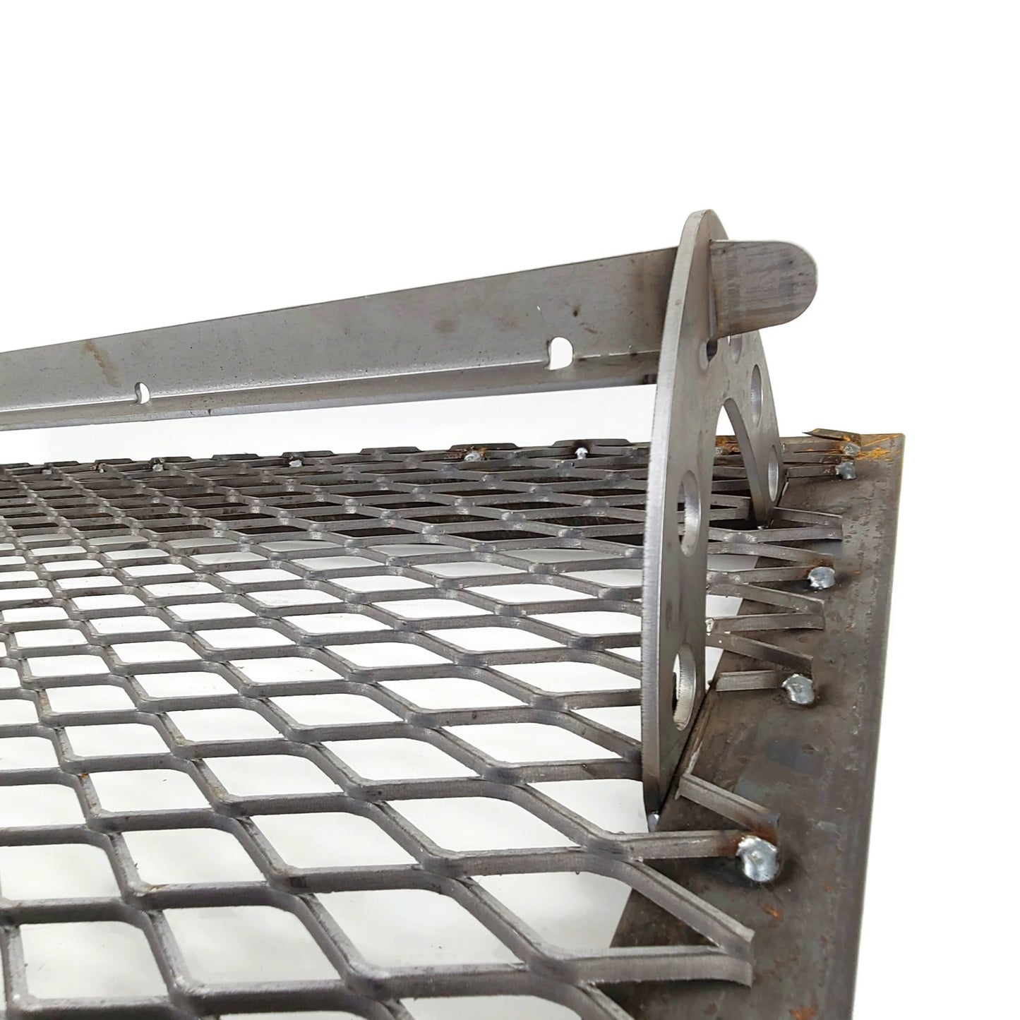 Steel Boot and Shoe Mud Scraper Expanded Iron Outdoor Cleaner 19 to 36 Inches Wide
