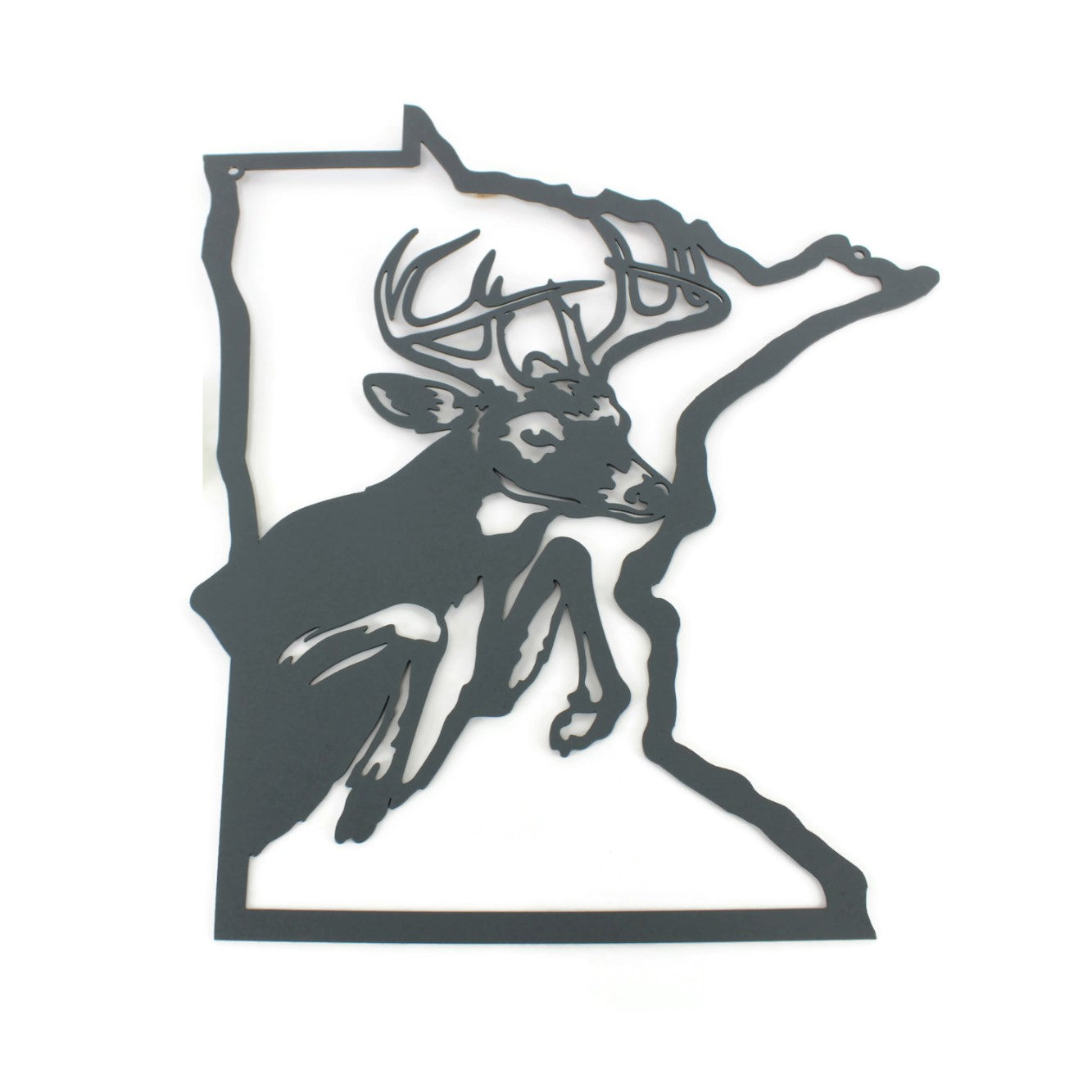Minnesota Walleye Fishing Metal Wall Art Sign 17.5 Inches Tall