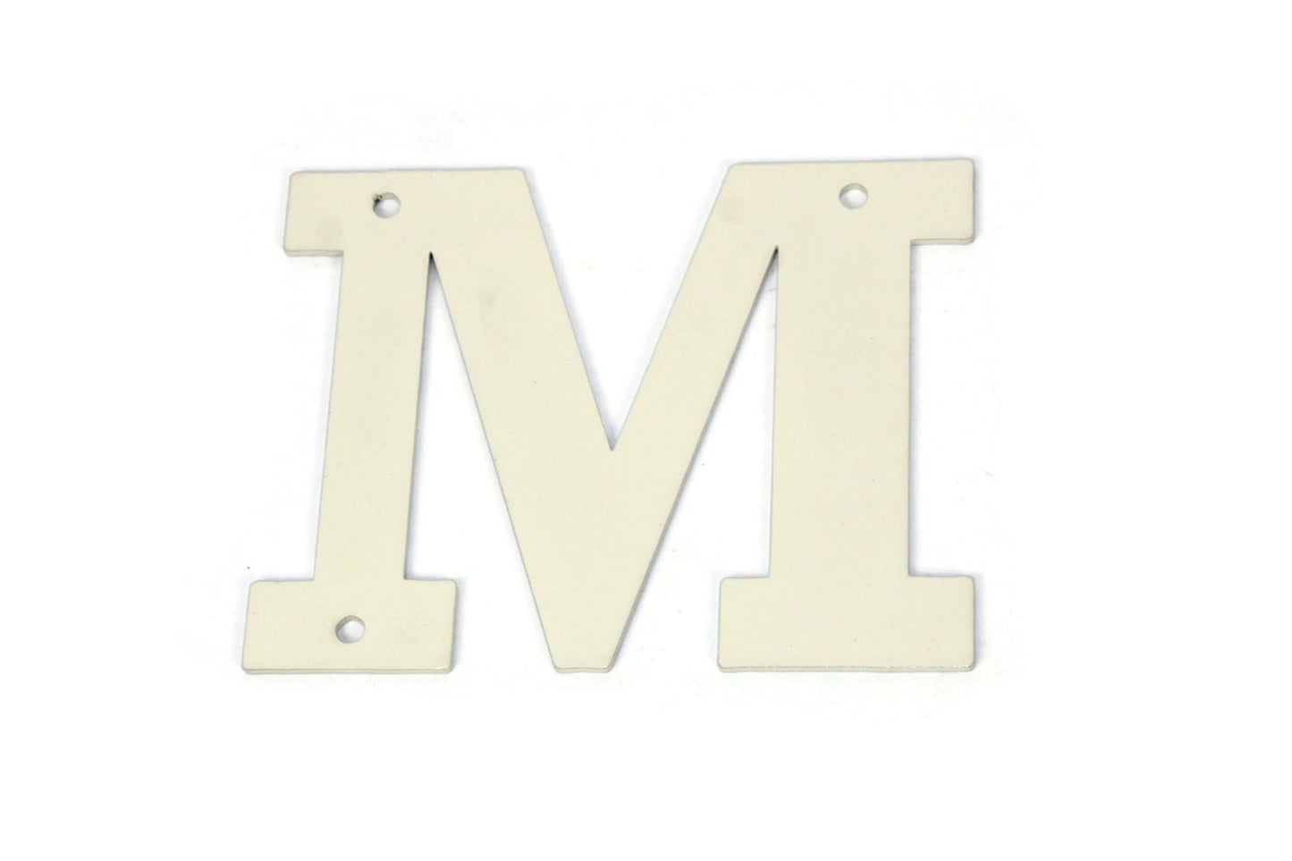 Metal Letters and Numbers Blocky Square Font 4" Tall Powder Coated