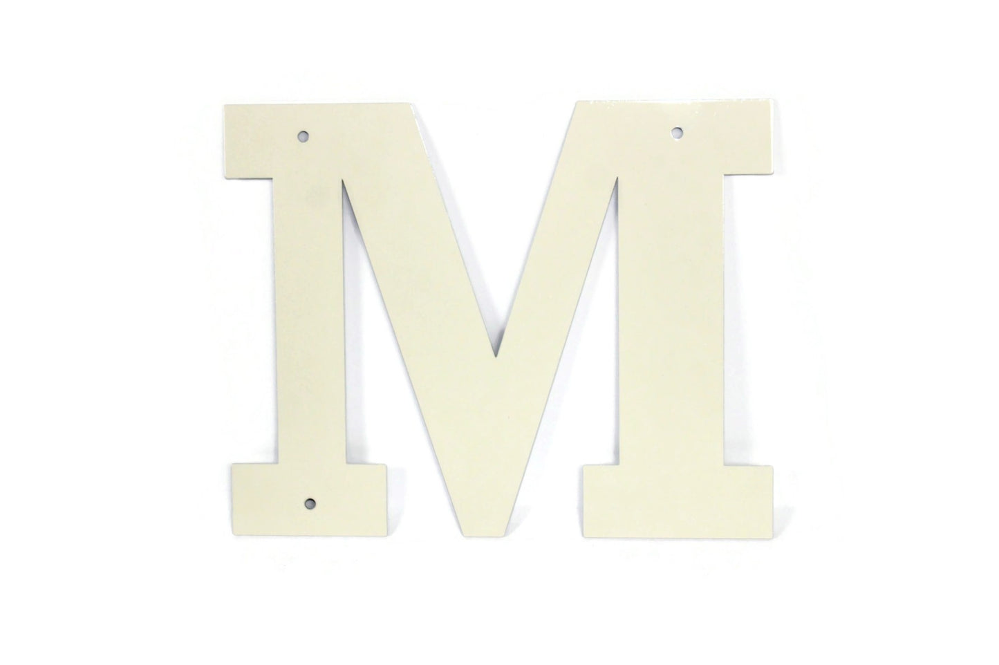 Metal Letters and Numbers Blocky Square Font 8" Tall Powder Coated
