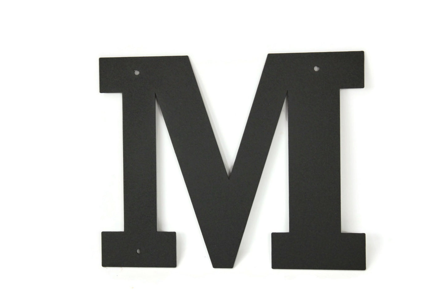 Metal Letters and Numbers Blocky Square Font 8" Tall Powder Coated