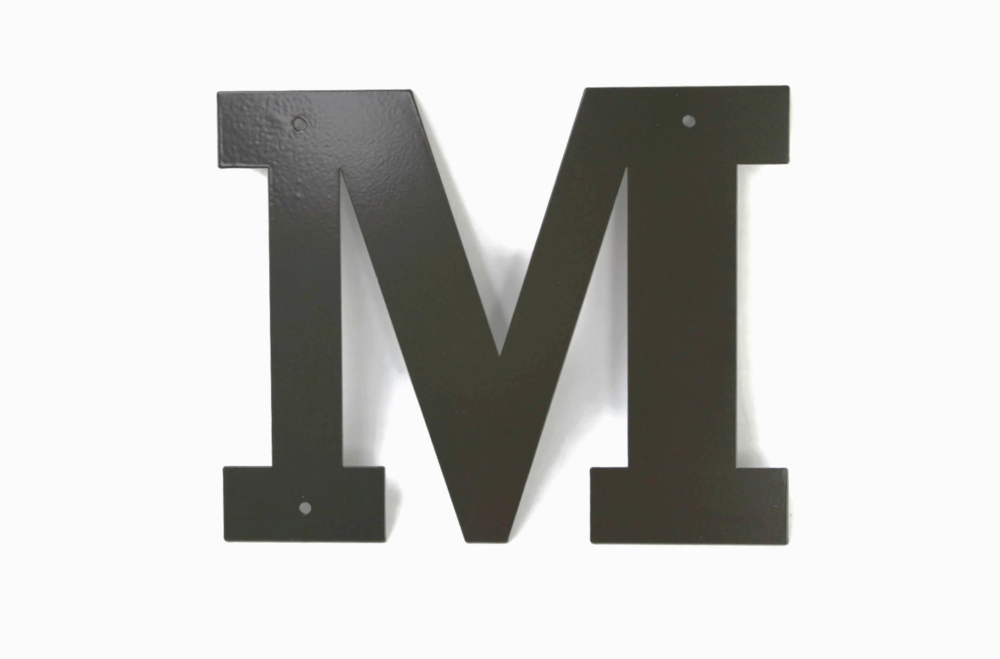 Metal Letters and Numbers Blocky Square Font 8" Tall Powder Coated