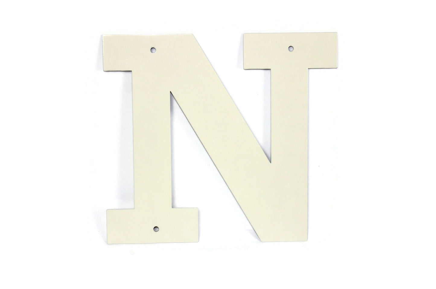 Metal Letters and Numbers Blocky Square Font 8" Tall Powder Coated