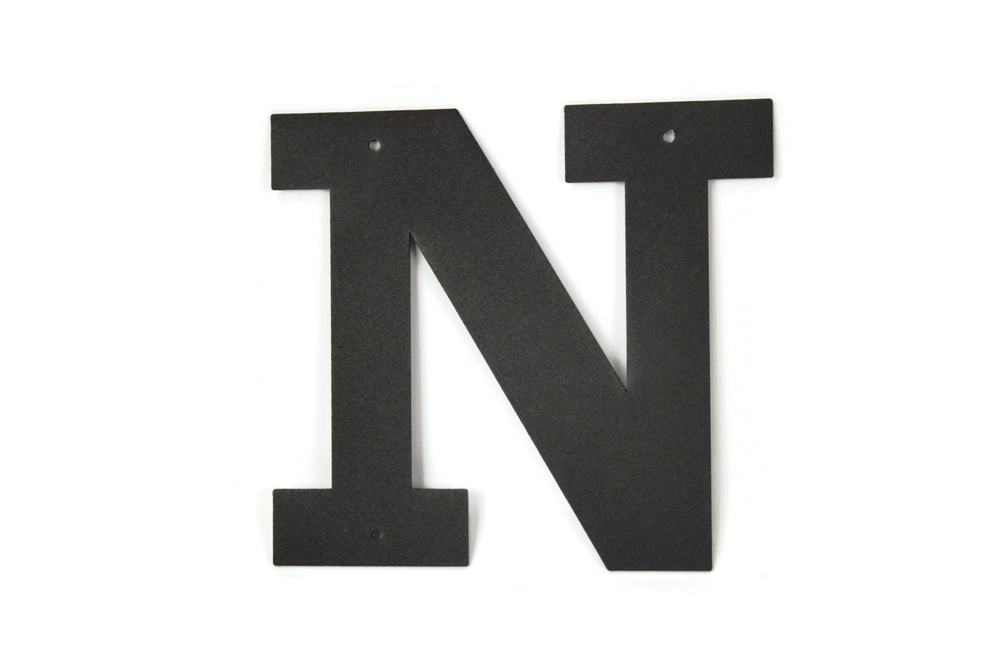 Metal Letters and Numbers Blocky Square Font 8" Tall Powder Coated