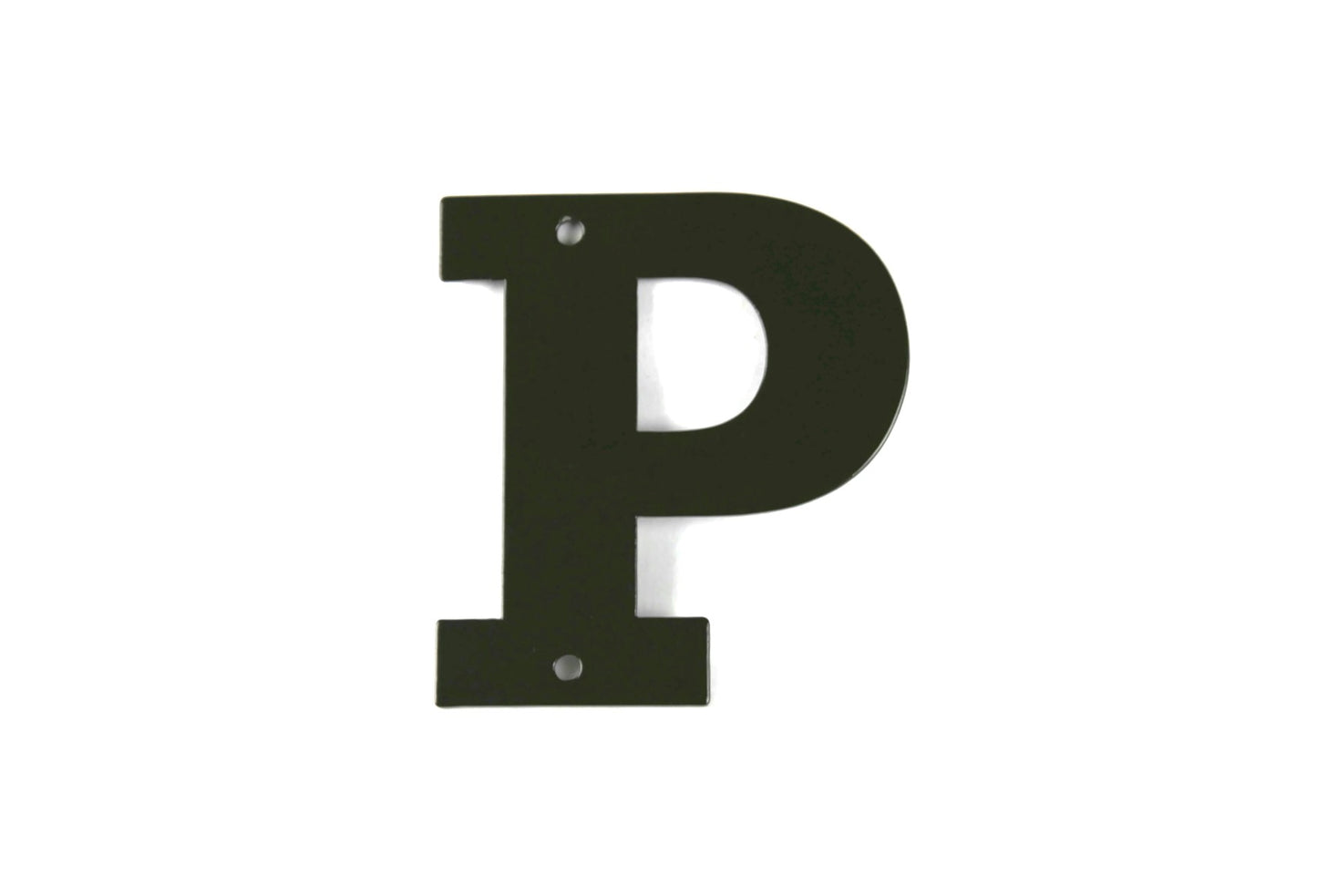 Metal Letters and Numbers Blocky Square Font 4" Tall Powder Coated