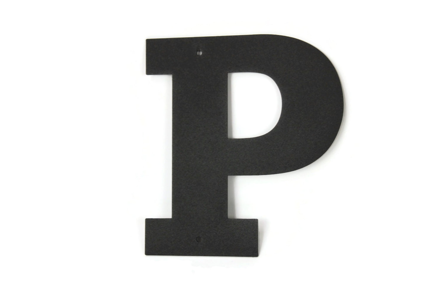 Metal Letters and Numbers Blocky Square Font 8" Tall Powder Coated