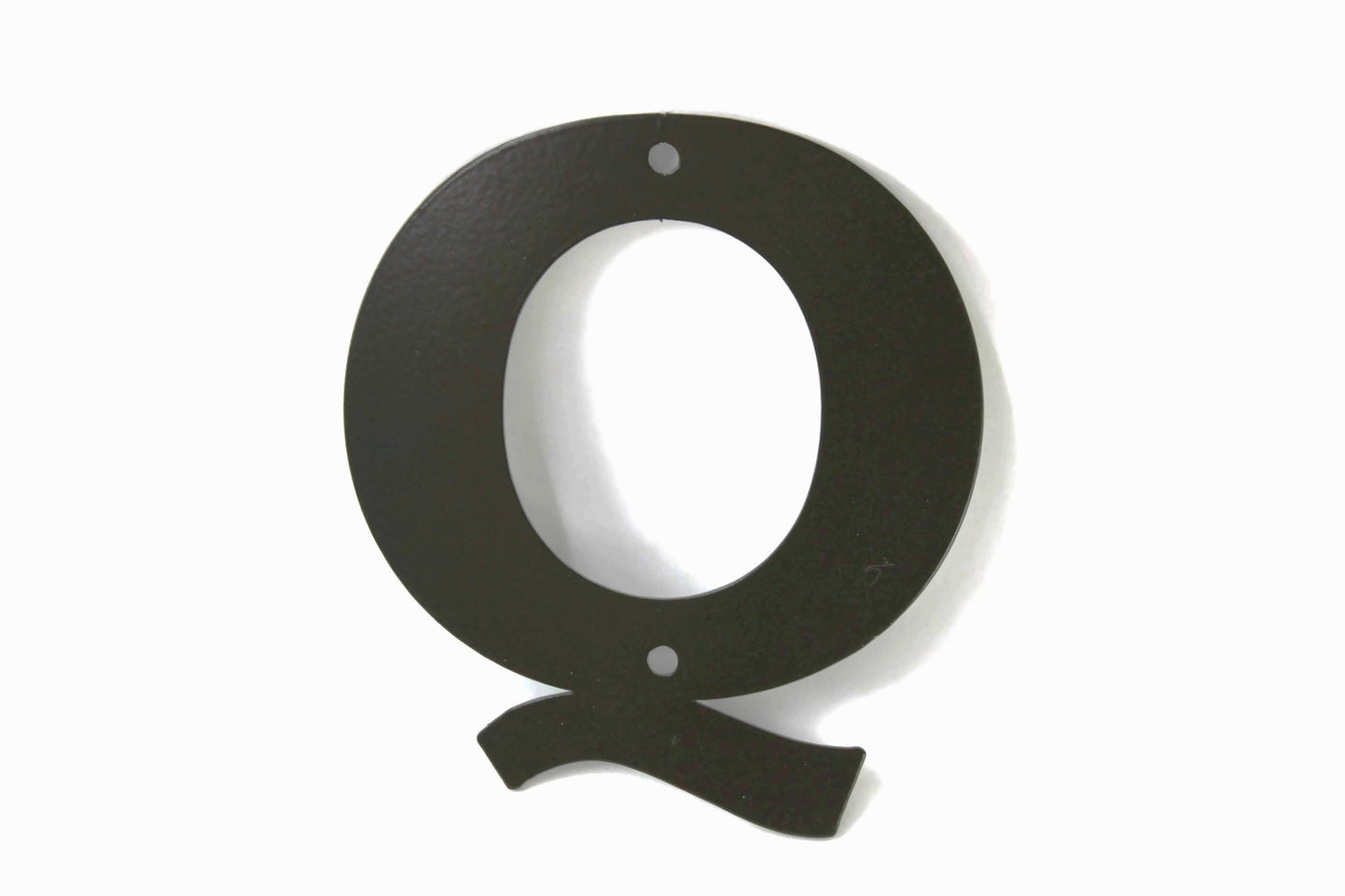 Metal Letters and Numbers Blocky Square Font 4" Tall Powder Coated
