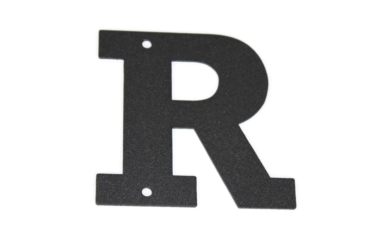 Metal Letters and Numbers Blocky Square Font 4" Tall Powder Coated