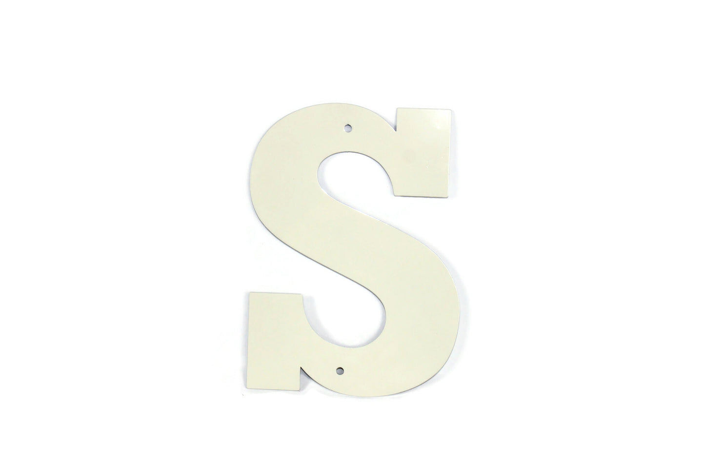 Metal Letters and Numbers Blocky Square Font 8" Tall Powder Coated