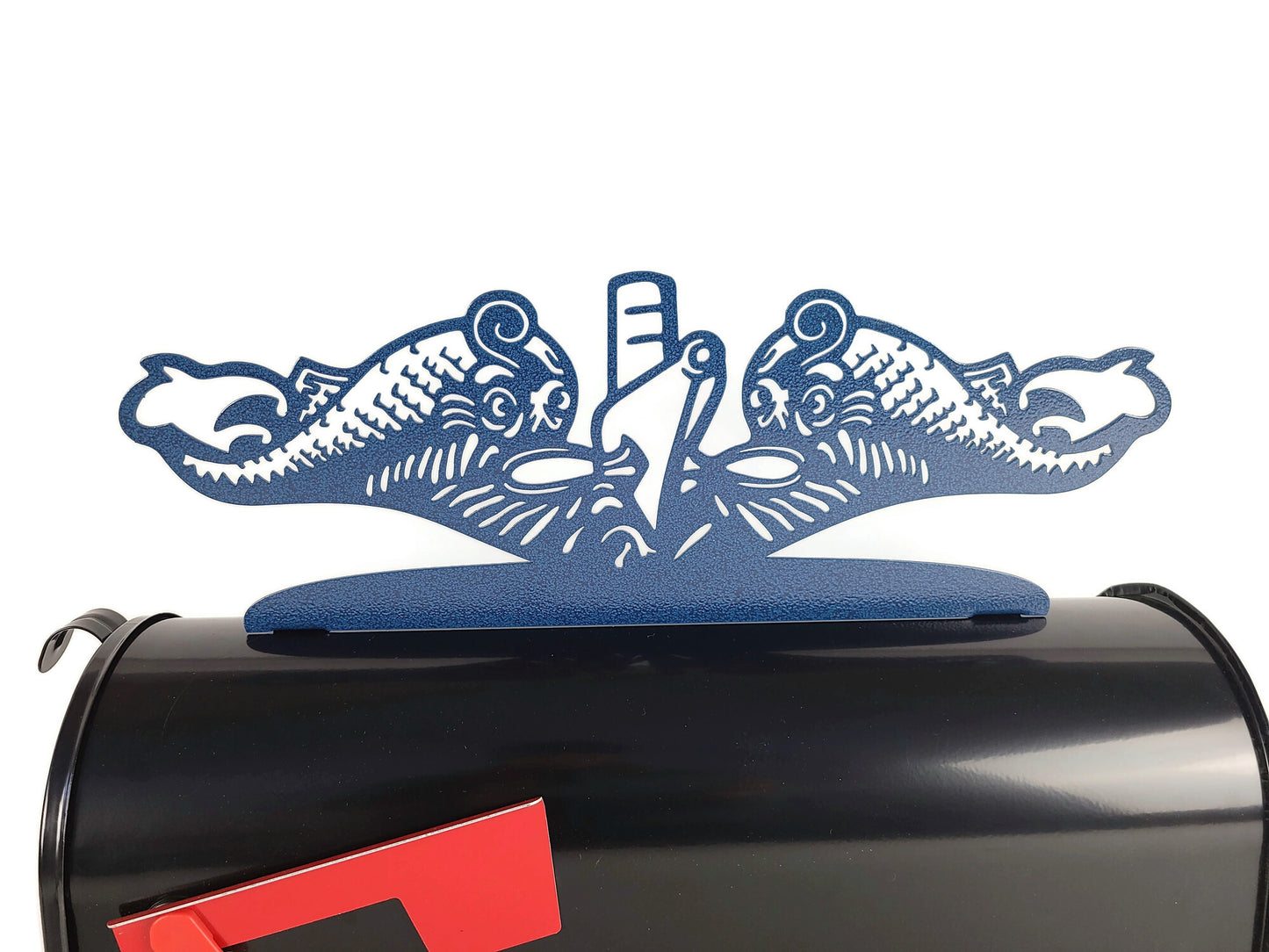 US Navy Submarine Dolphins Service Pin Metal Mailbox Topper - Officially Licensed Seller