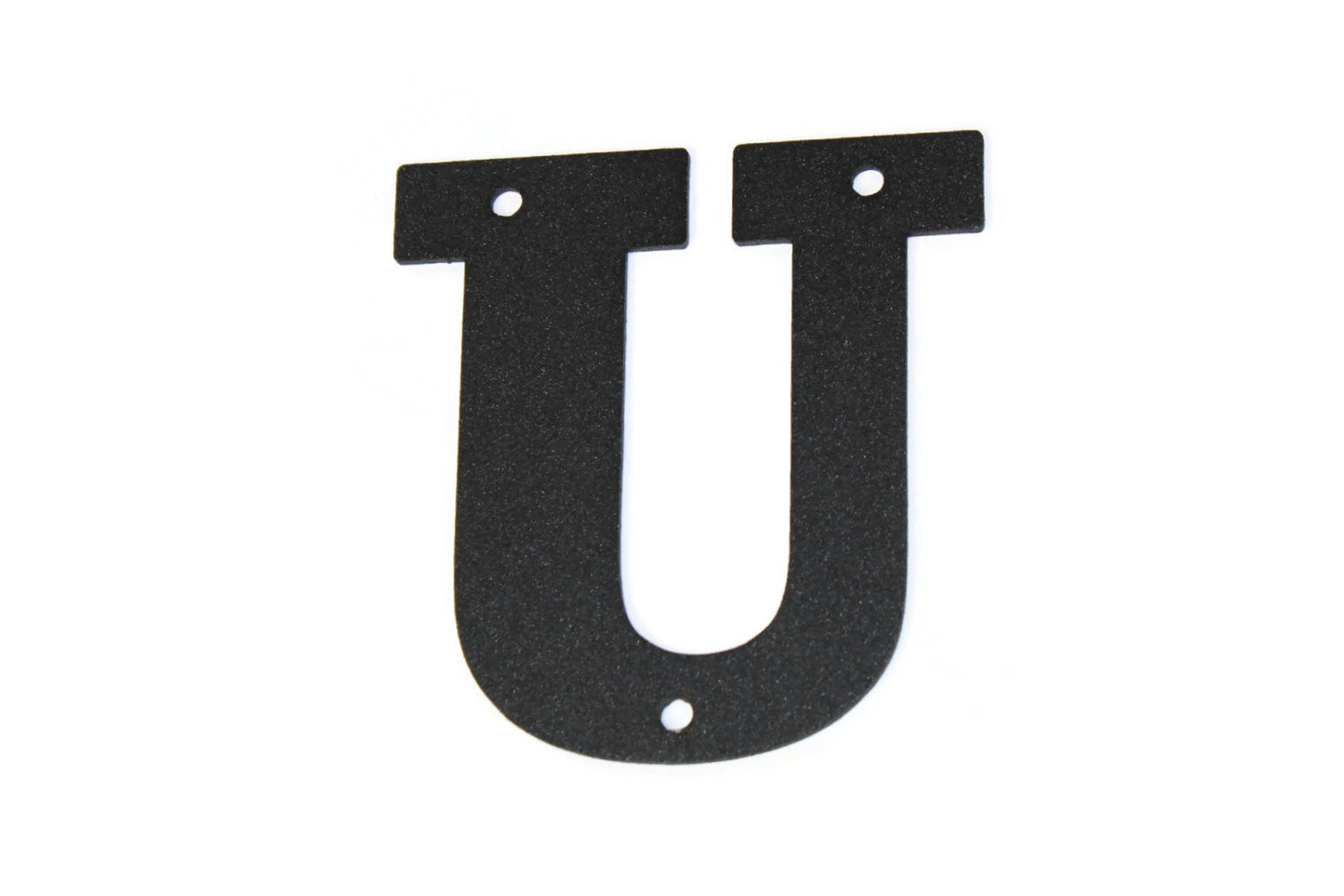 Metal Letters and Numbers Blocky Square Font 4" Tall Powder Coated