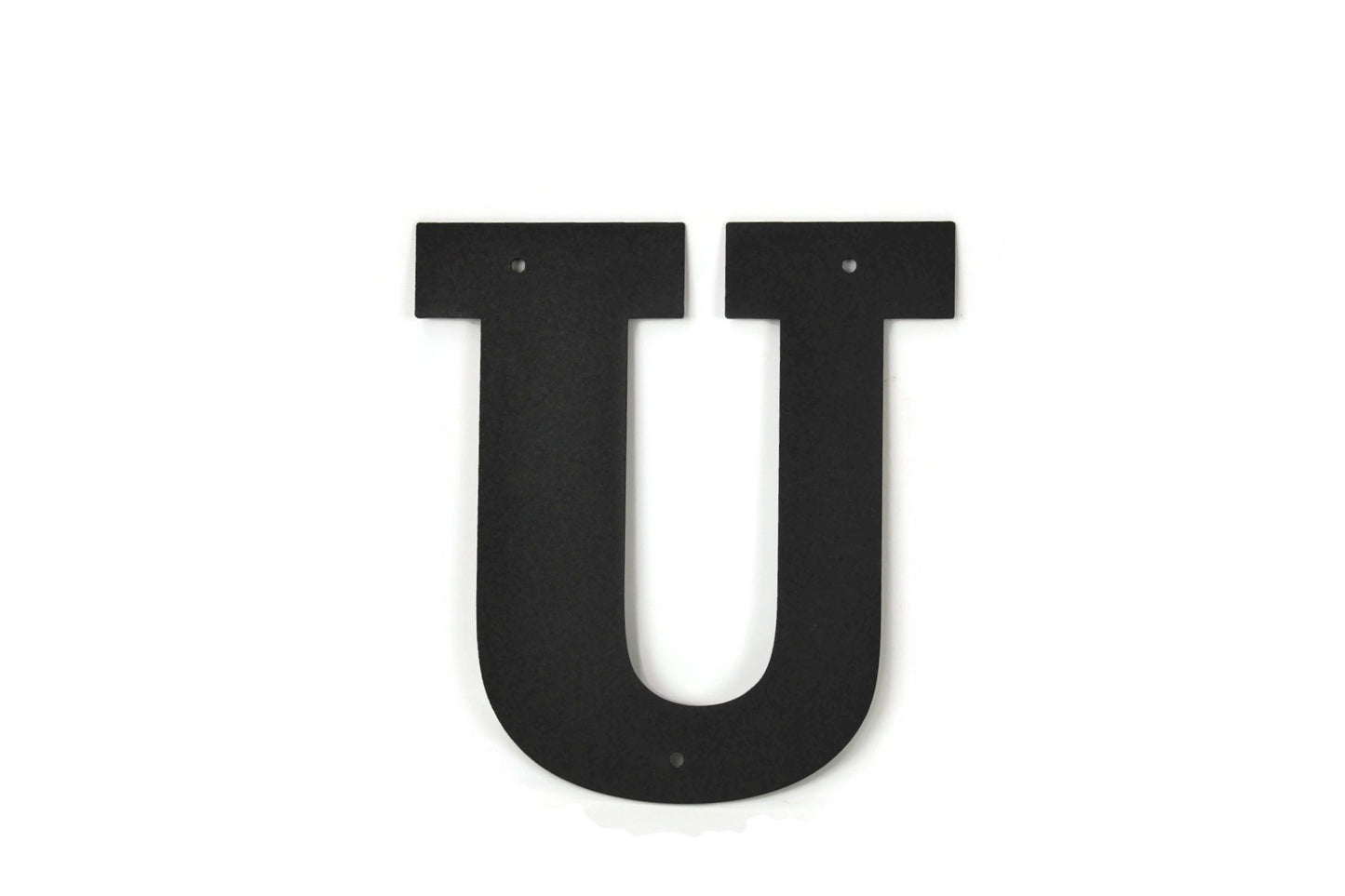 Metal Letters and Numbers Blocky Square Font 8" Tall Powder Coated