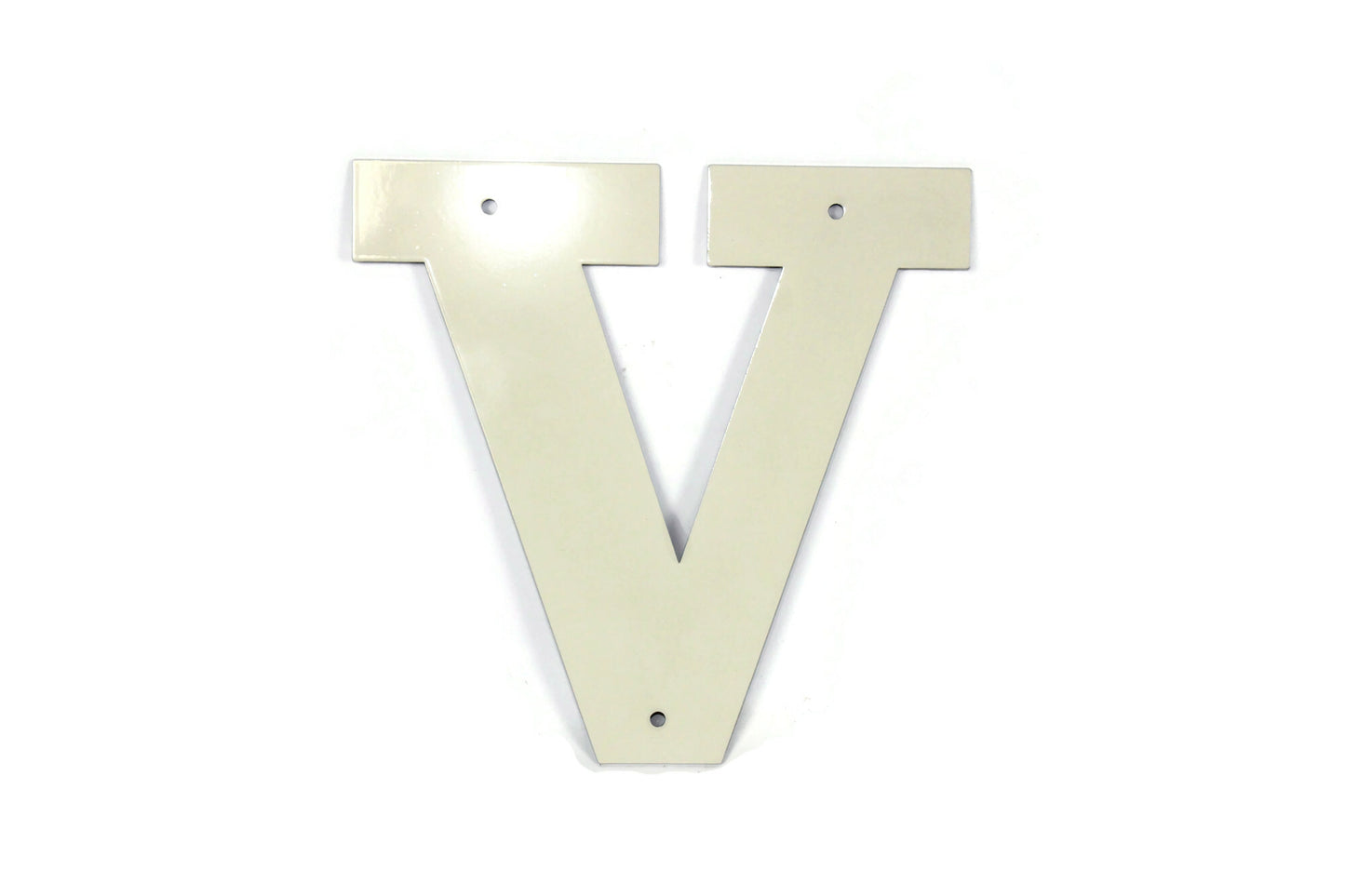 Metal Letters and Numbers Blocky Square Font 8" Tall Powder Coated