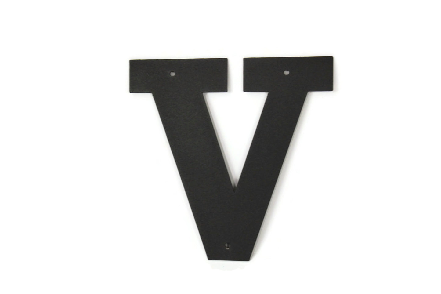 Metal Letters and Numbers Blocky Square Font 8" Tall Powder Coated