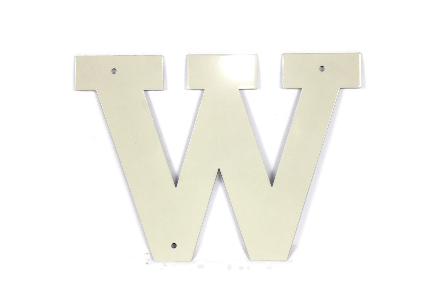 Metal Letters and Numbers Blocky Square Font 8" Tall Powder Coated