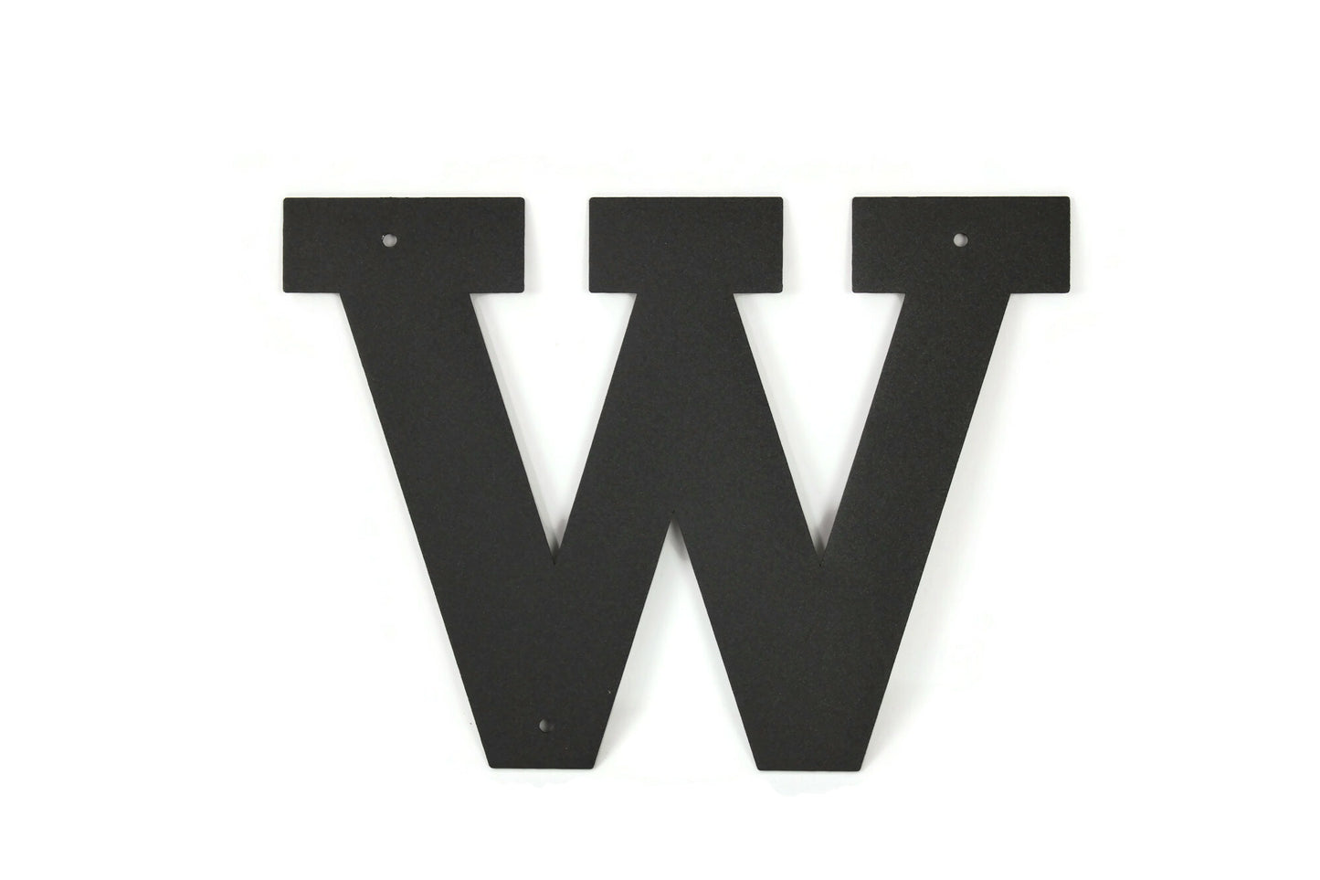 Metal Letters and Numbers Blocky Square Font 8" Tall Powder Coated