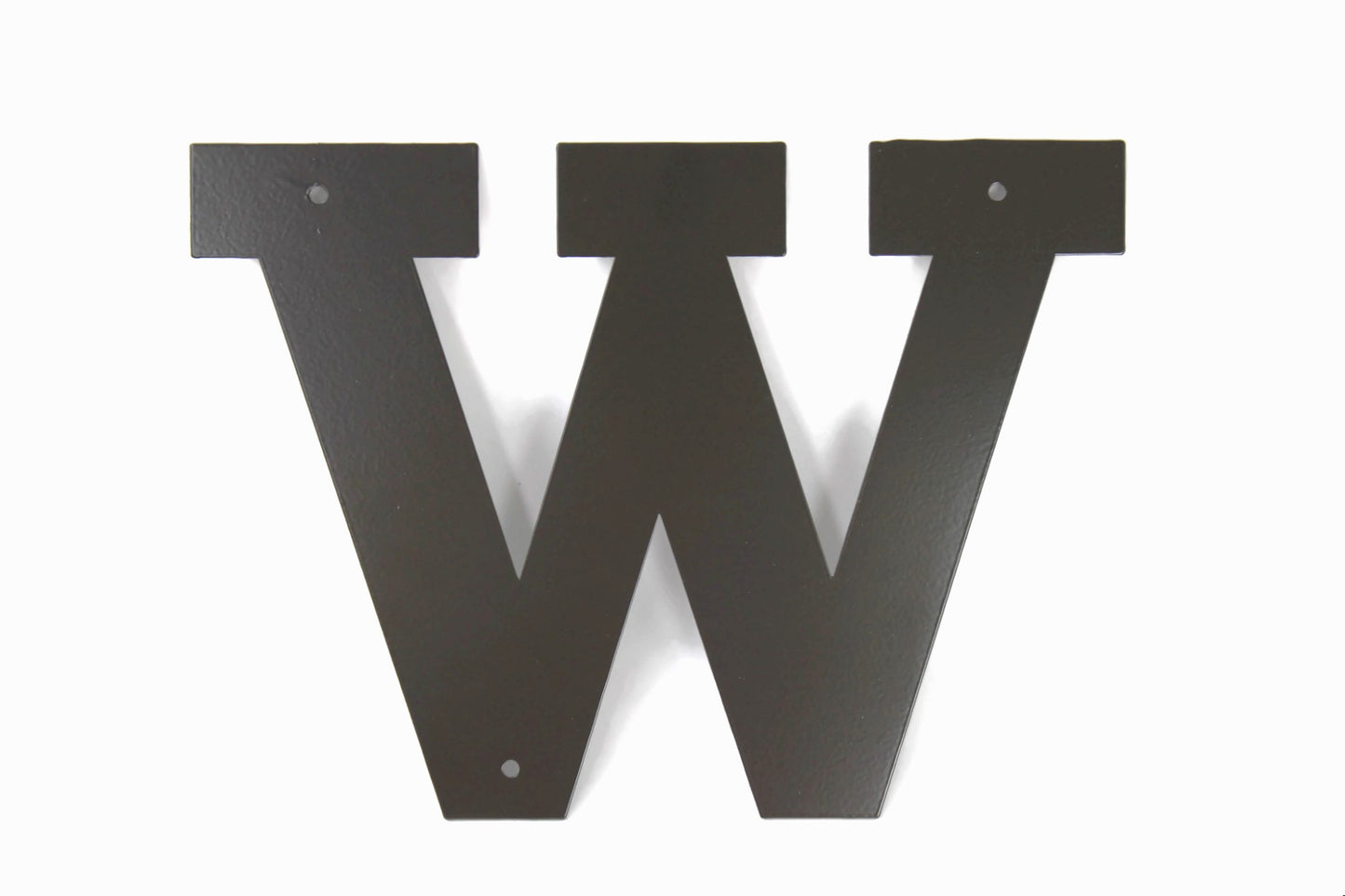 Metal Letters and Numbers Blocky Square Font 8" Tall Powder Coated