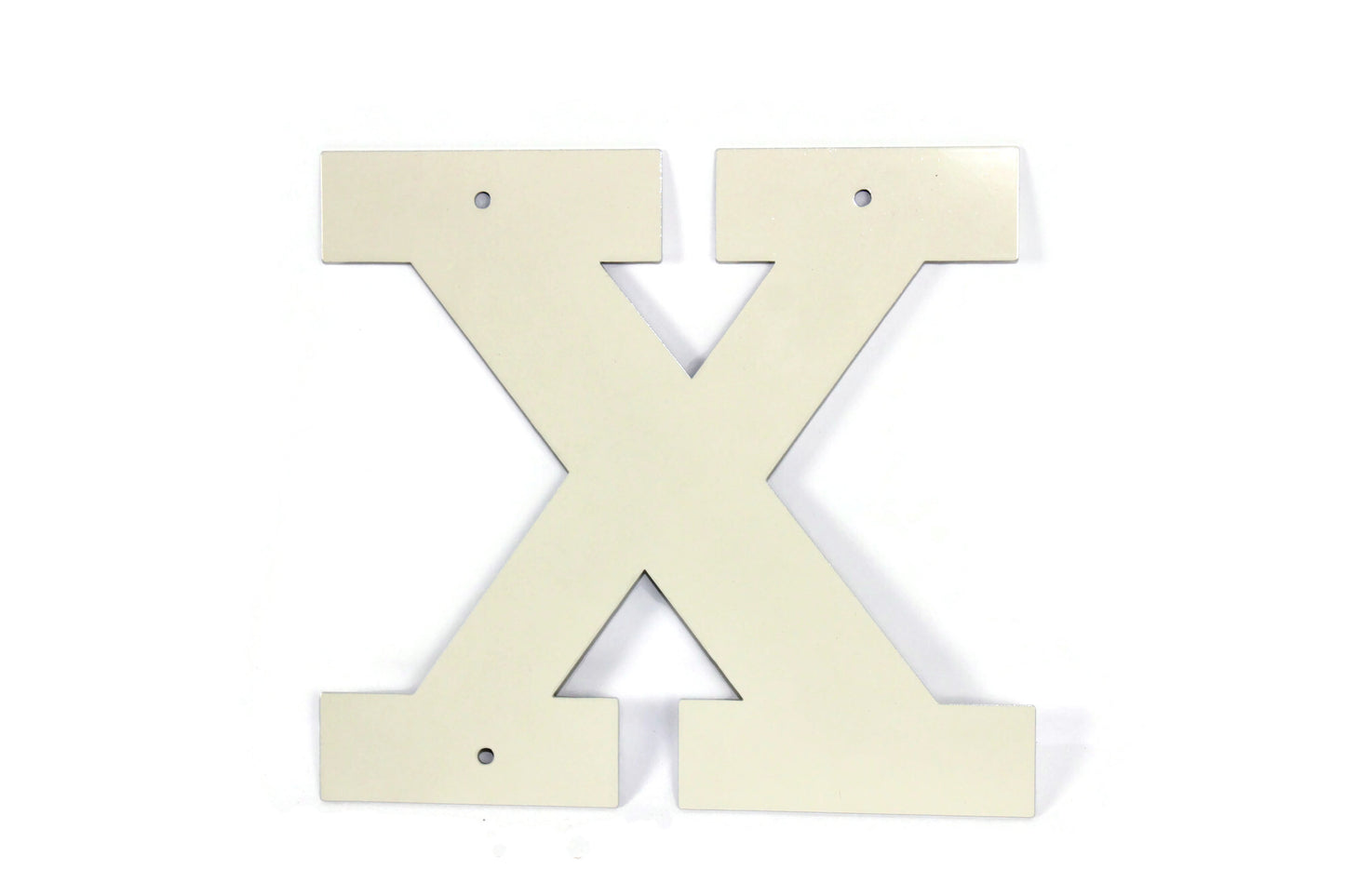 Metal Letters and Numbers Blocky Square Font 8" Tall Powder Coated