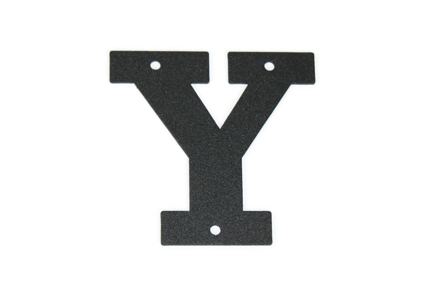 Metal Letters and Numbers Blocky Square Font 4" Tall Powder Coated