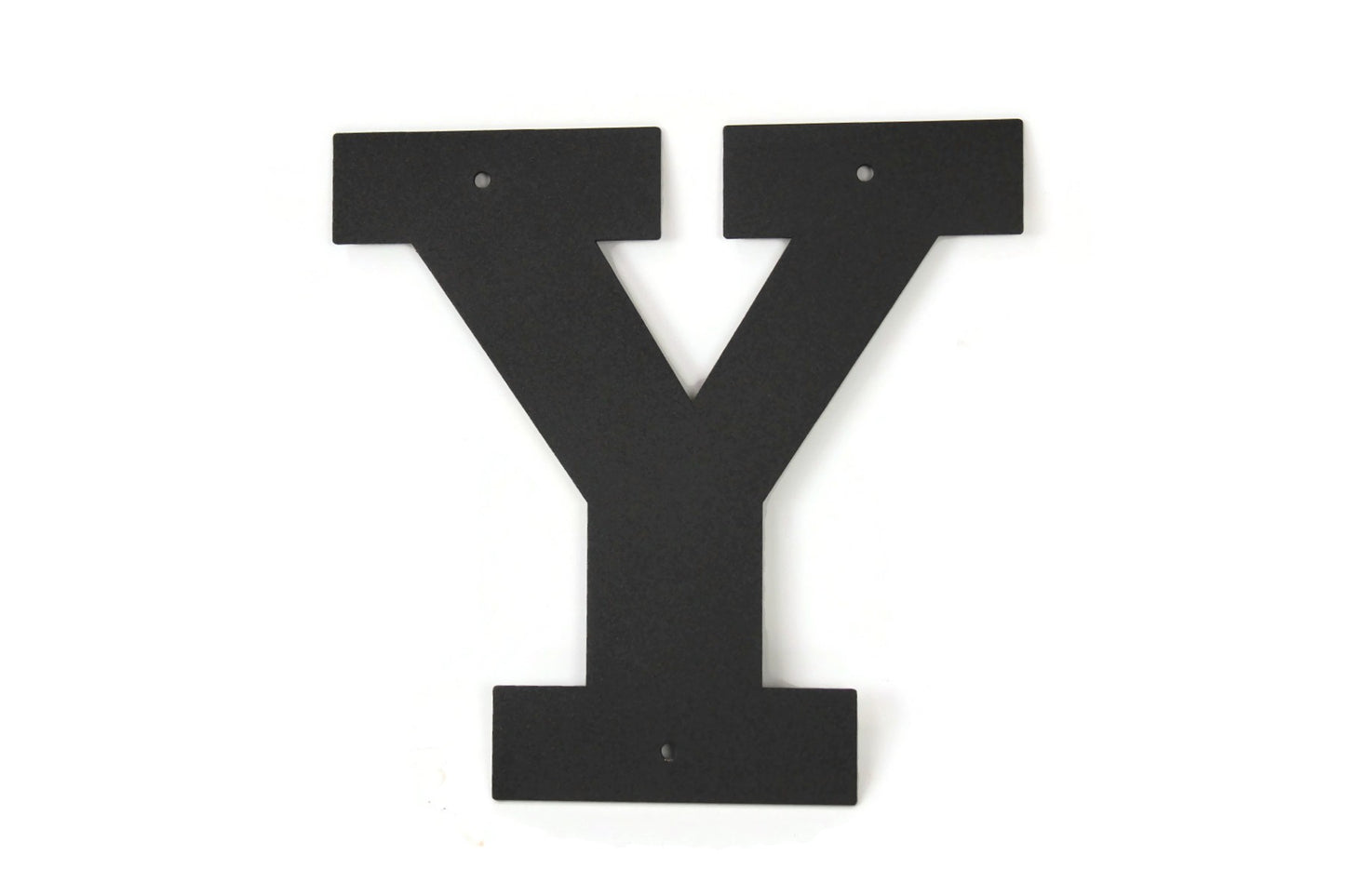Metal Letters and Numbers Blocky Square Font 8" Tall Powder Coated