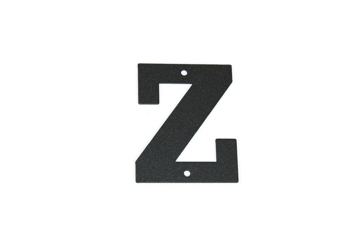 Metal Letters and Numbers Blocky Square Font 4" Tall Powder Coated
